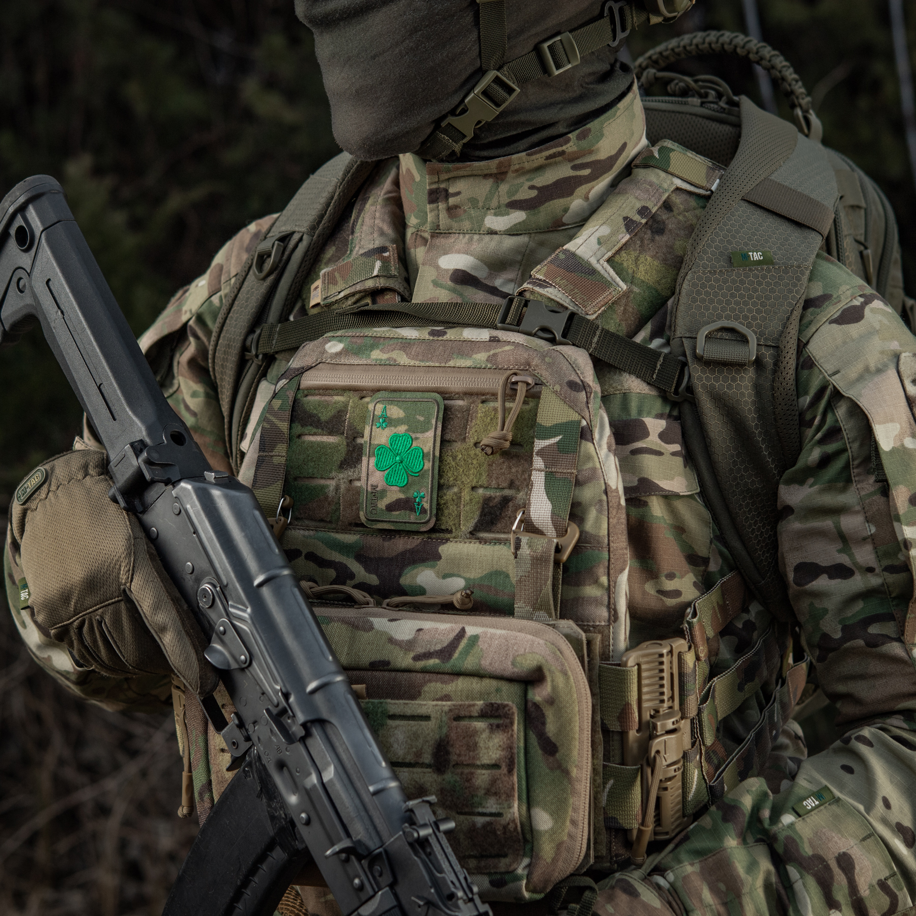 M-Tac нашивка Фартовая Карта (вышивка) Multicam — 5