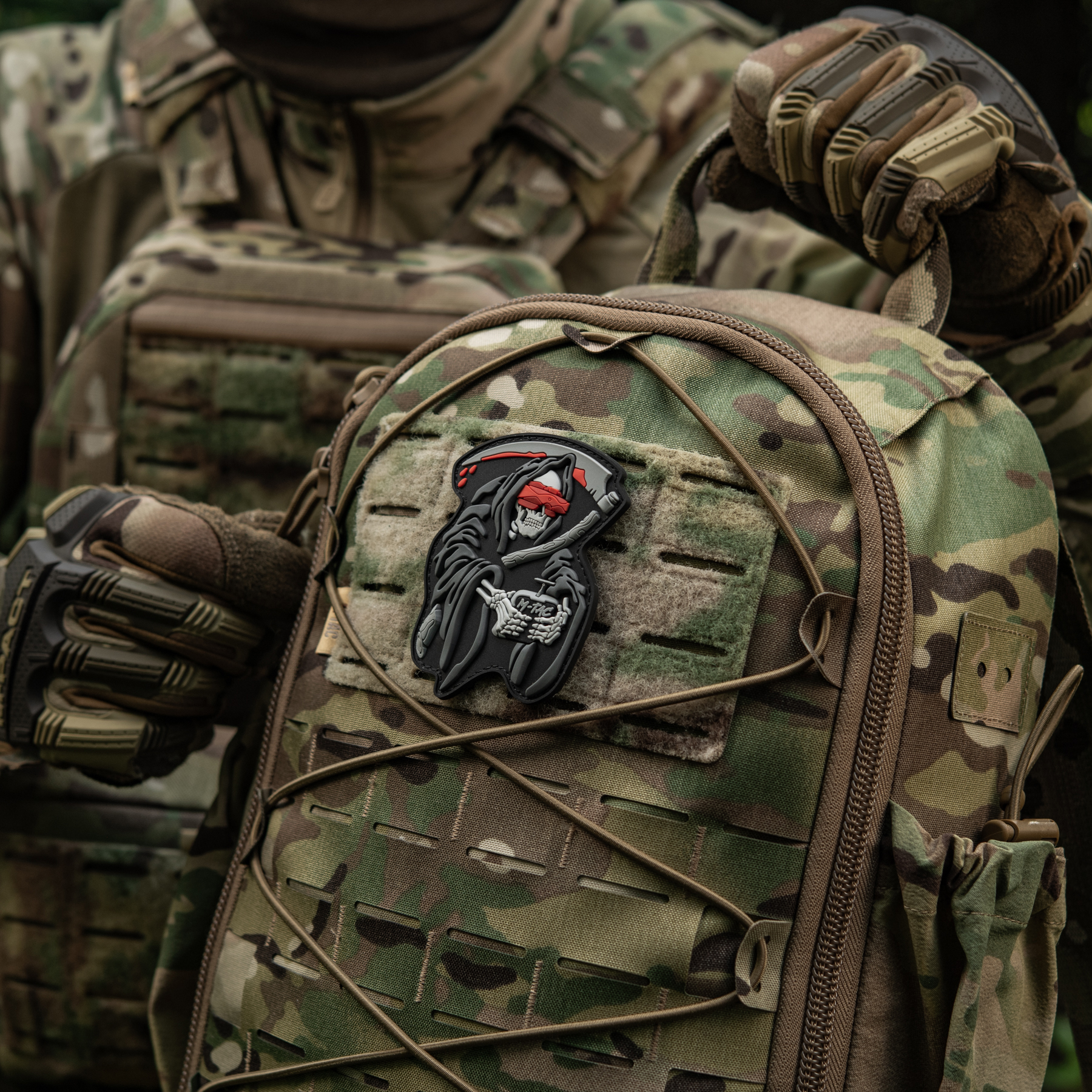 M-Tac нашивка FPV Operator PVC Black/Grey — 14
