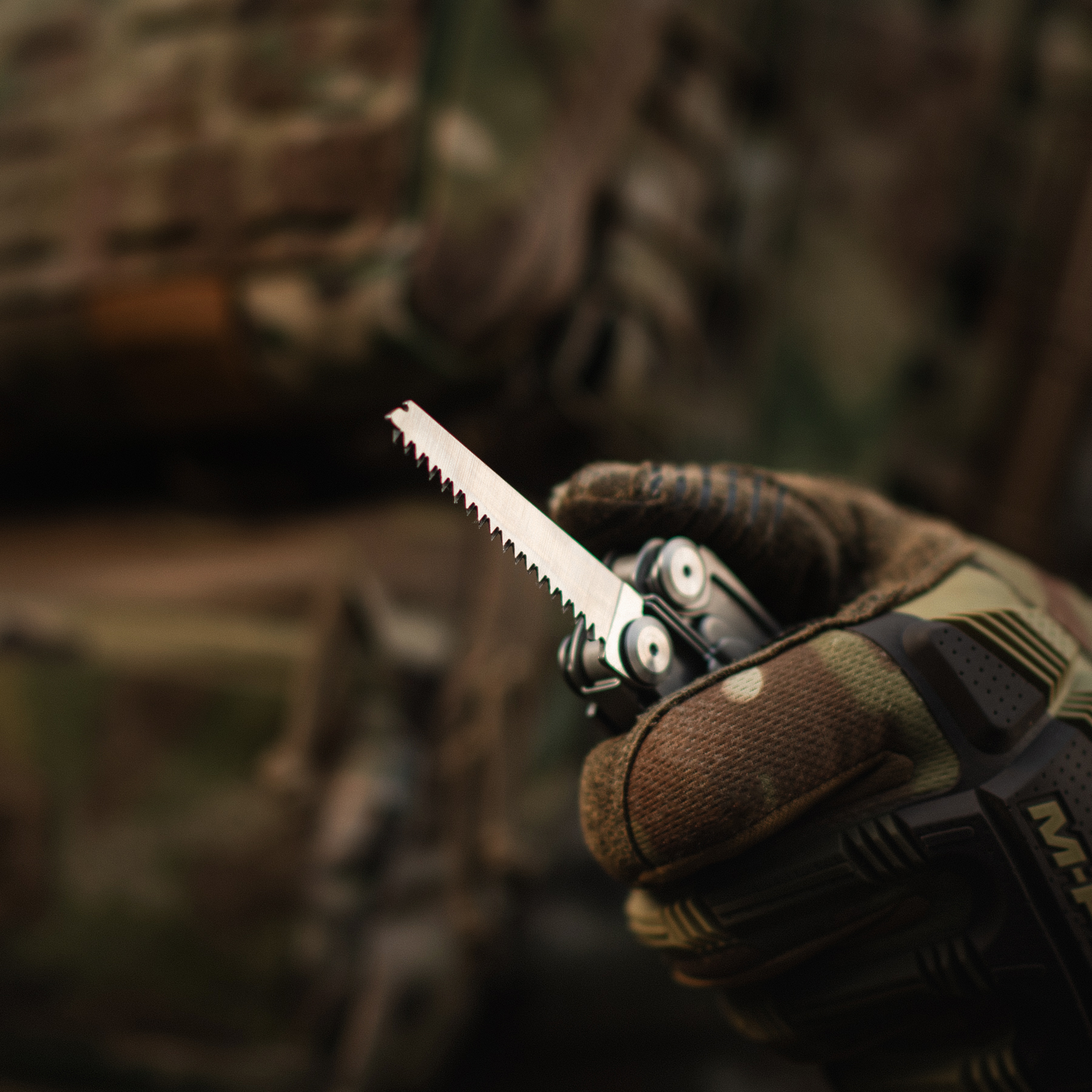 M-Tac мультитул Type 12 Steel/Damascus — 32