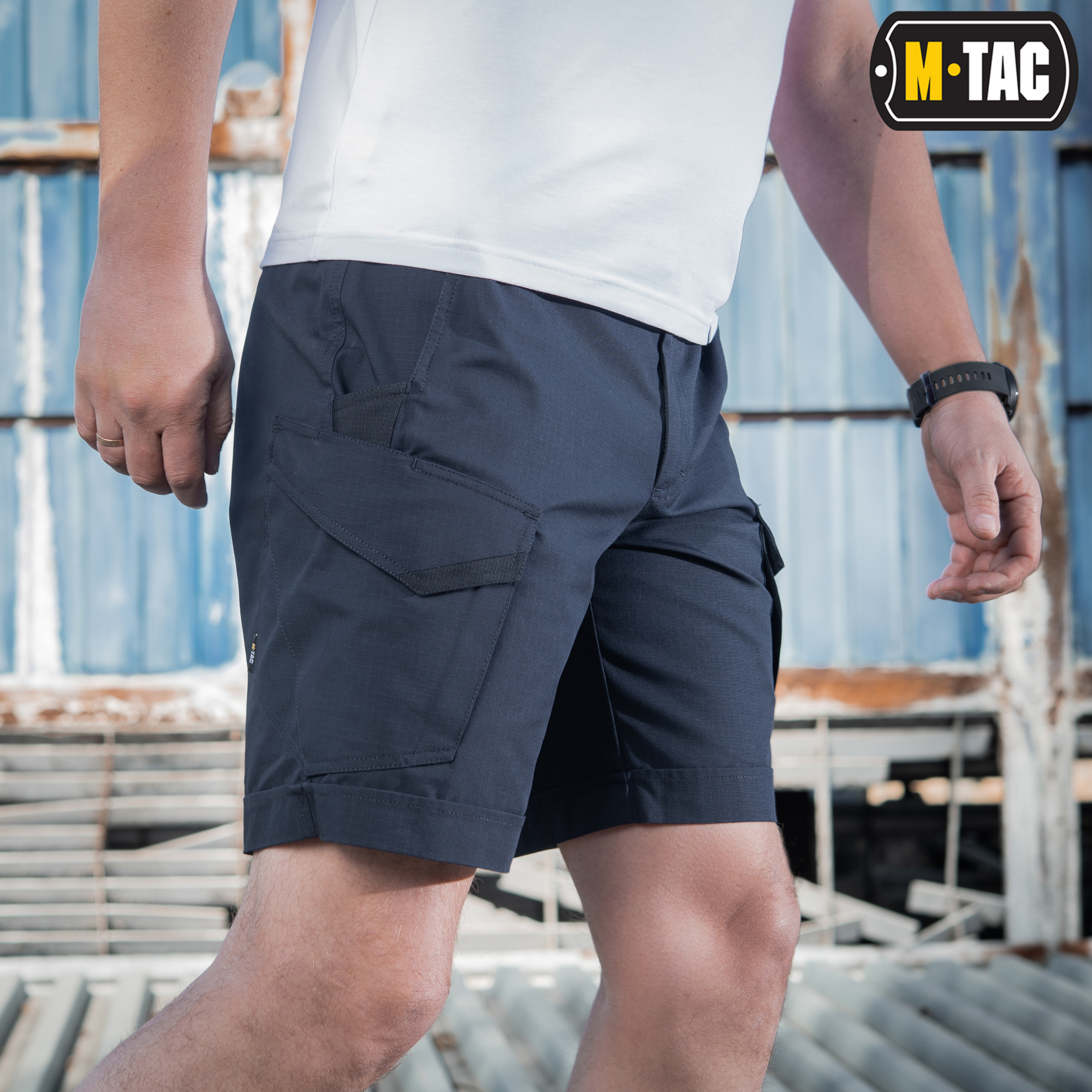 M-Tac шорты Aggressor Short Dark Navy Blue — 8