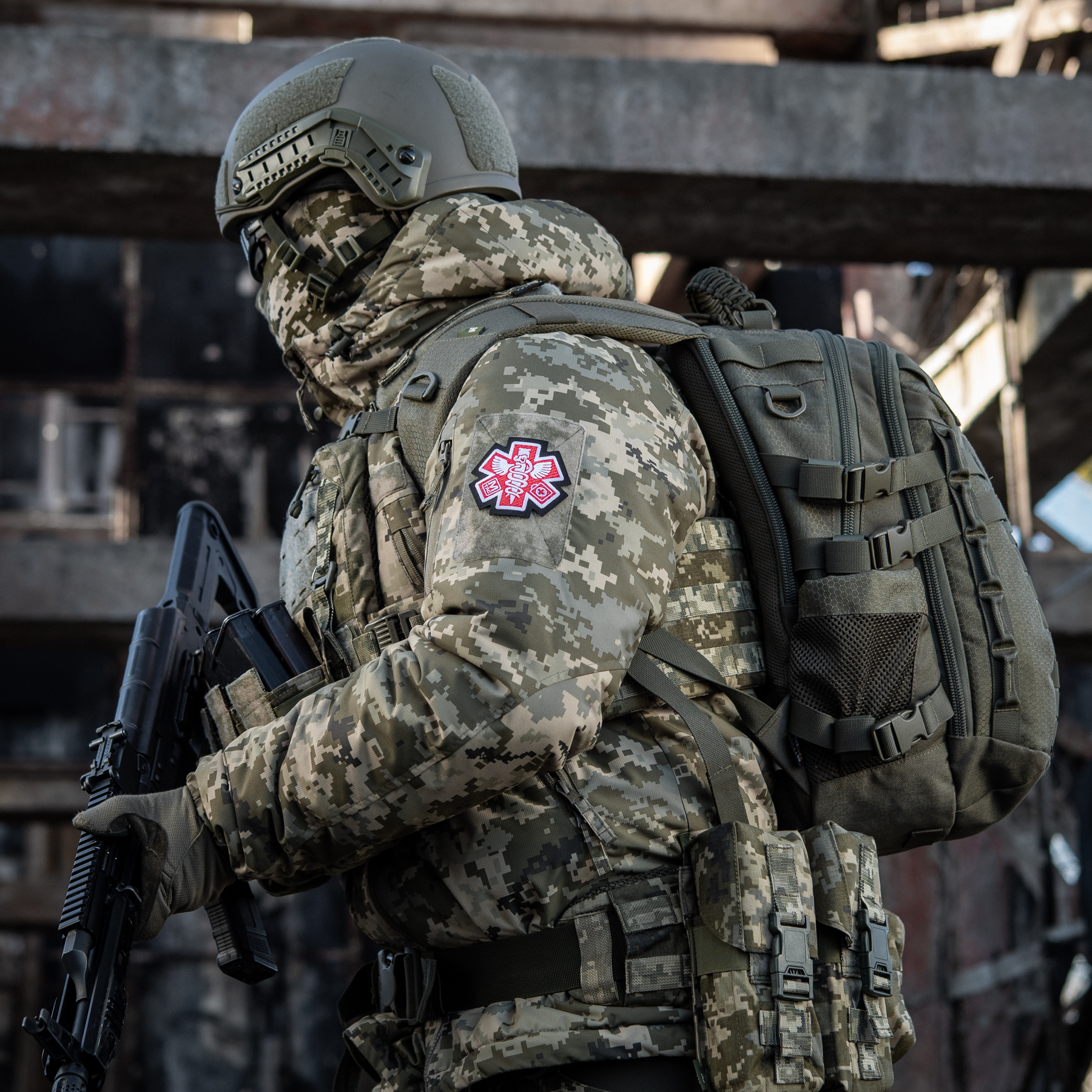 M-Tac нашивка Paramedic (вышивка) Black — 11