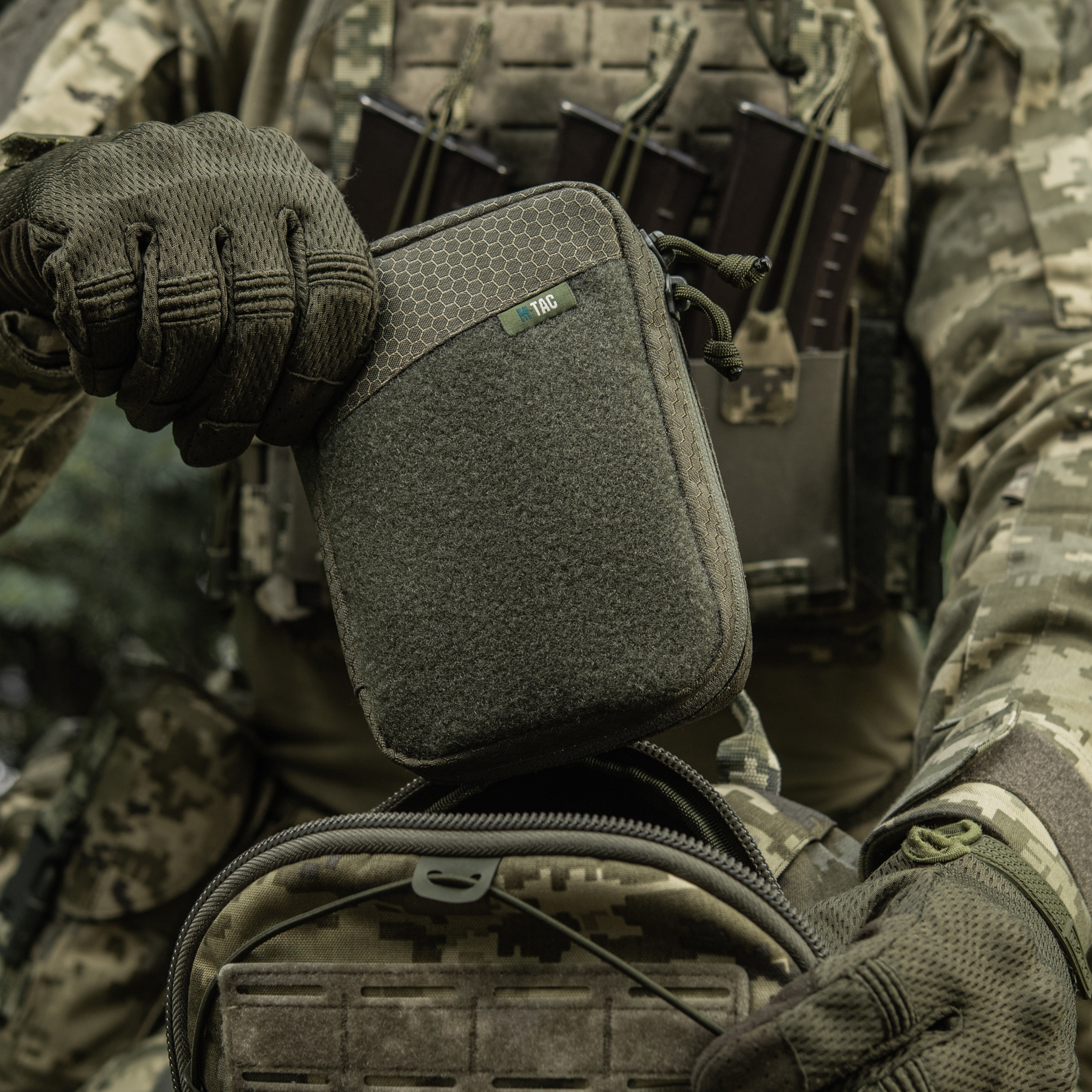 M-Tac EDC Pocket HEX Elite Ranger Green — 14