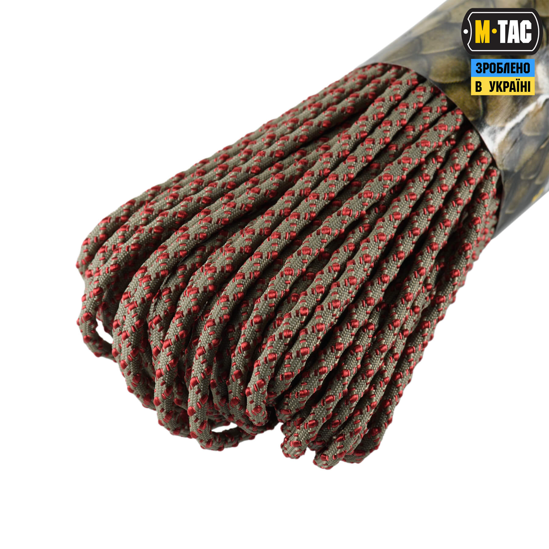 M-Tac паракорд Dragon Cord 30m Tan/Maroon — 4
