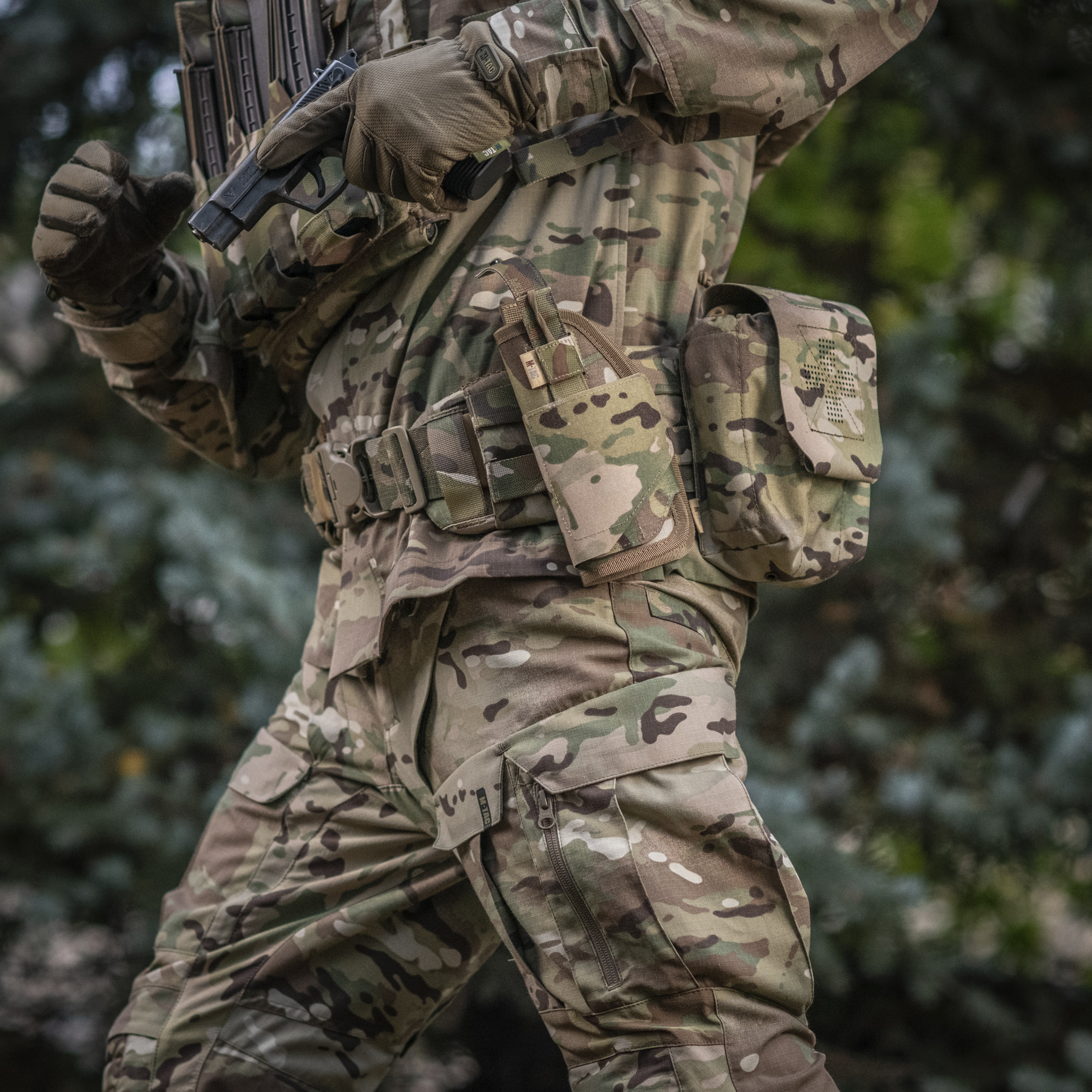 M-Tac кобура универсальная Elite Left Multicam — 11