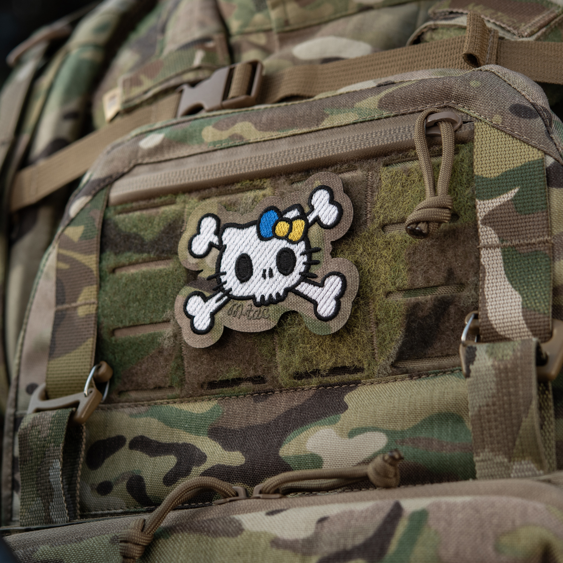 M-Tac нашивка KITTY (вышивка) White/Multicam — 4