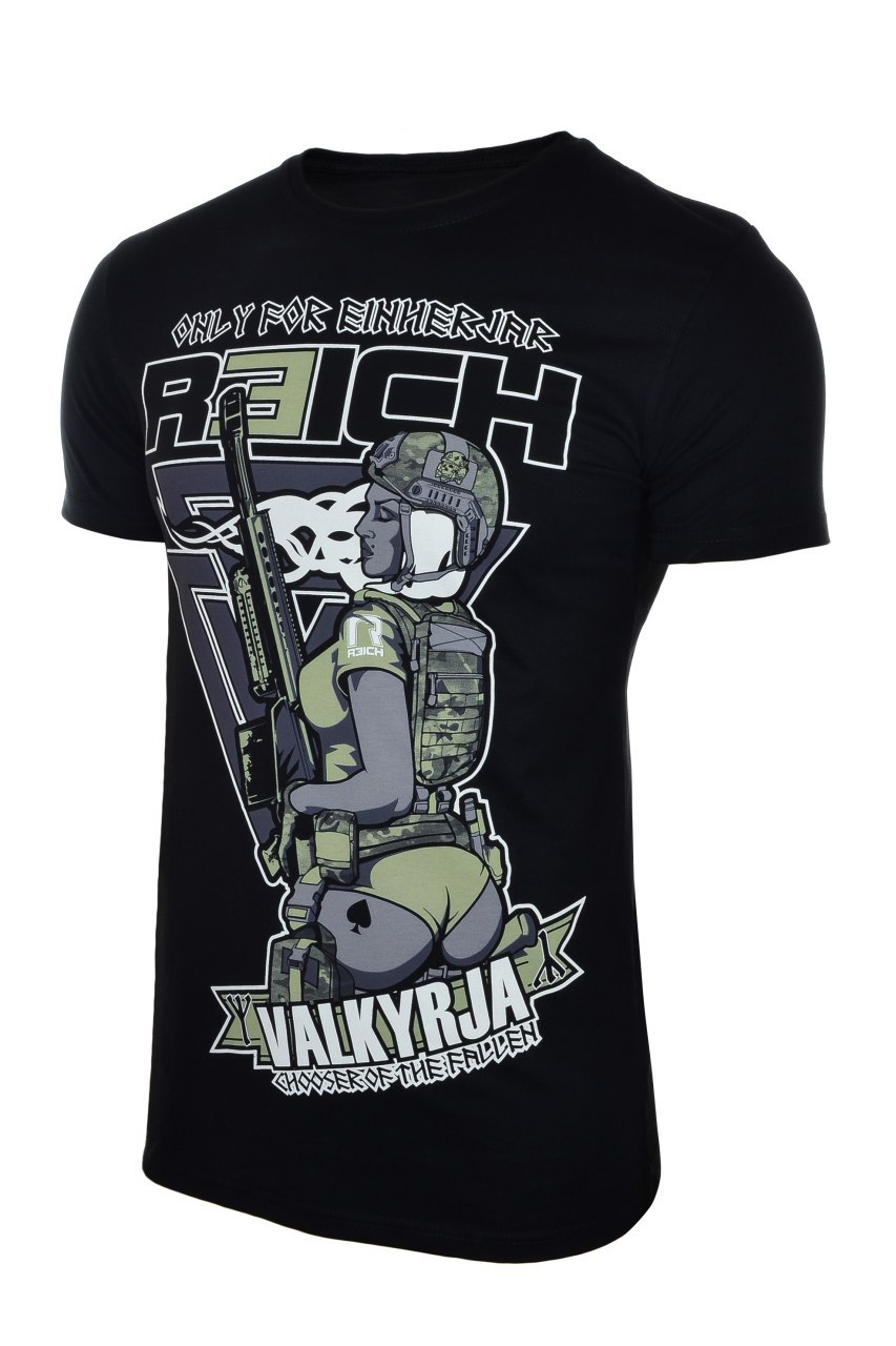 R3ICH футболка Валькірія чорна