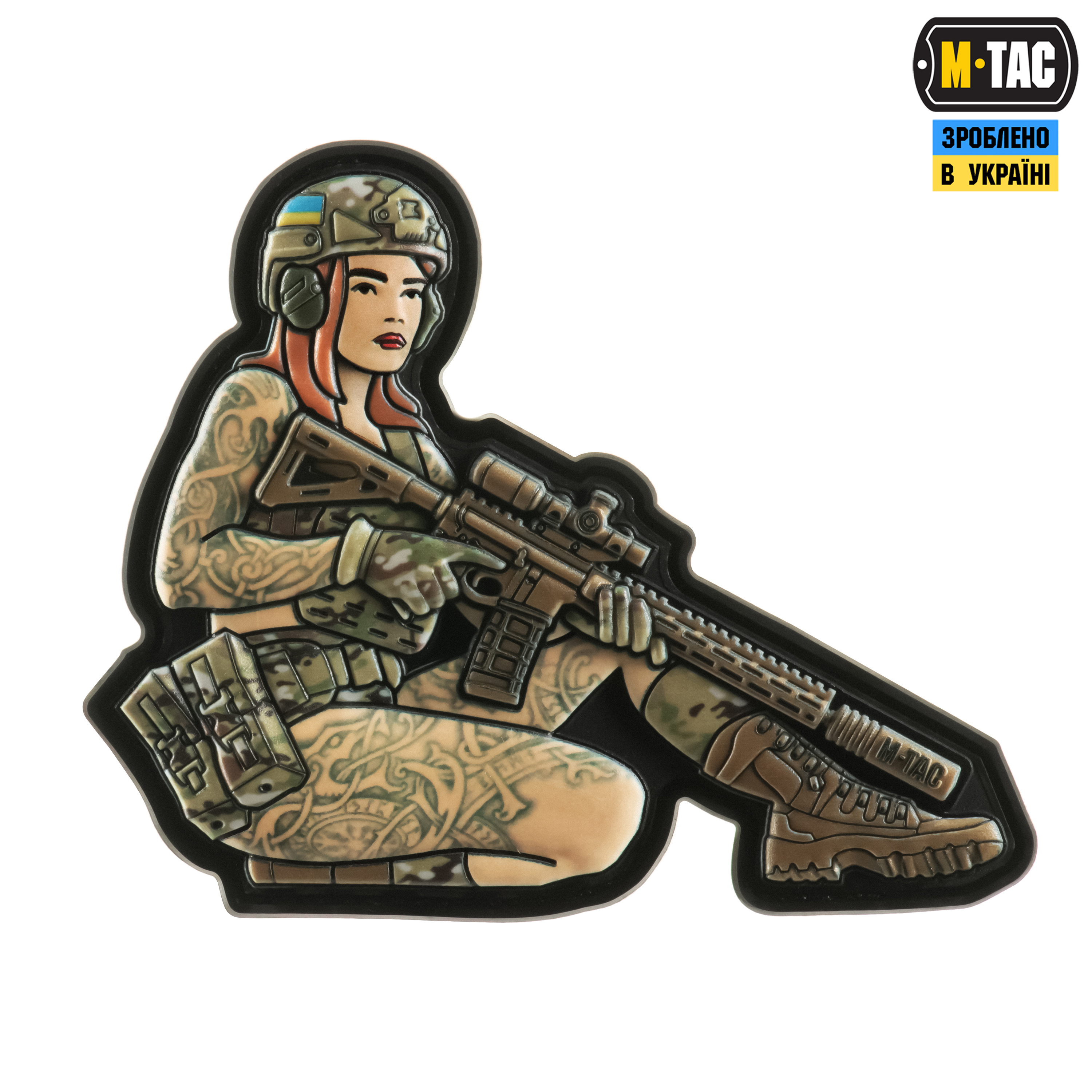 M-Tac нашивка girl №2 Skandinavik PVC MC — 2
