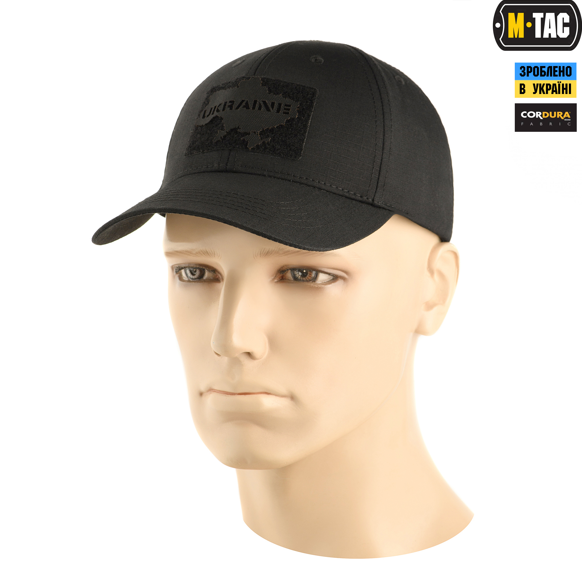 M-Tac нашивка Ukraine (контур) сквозная Laser Cut Black — 5