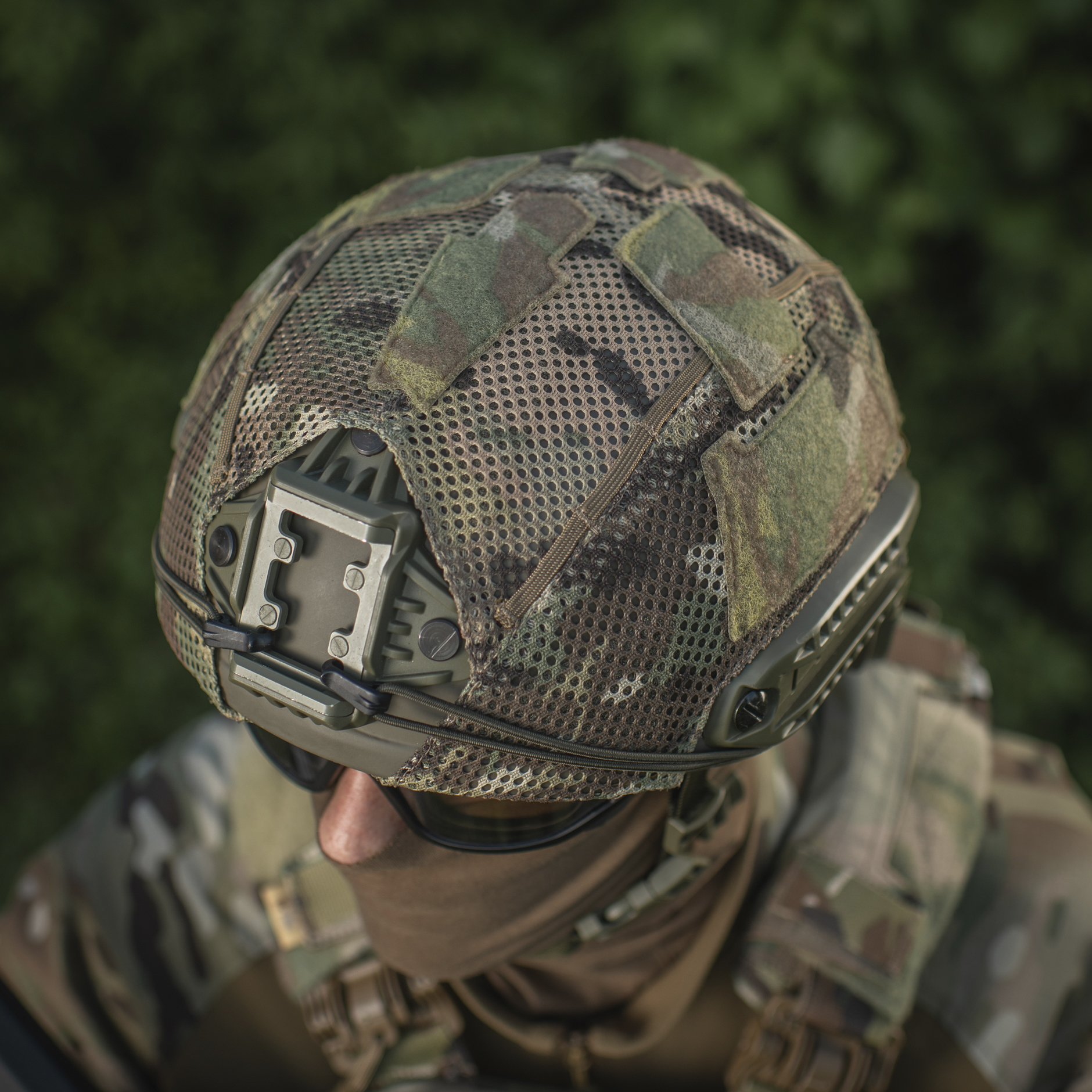 M-Tac кавер на шлем с отверстием под Shroud Multicam — 18