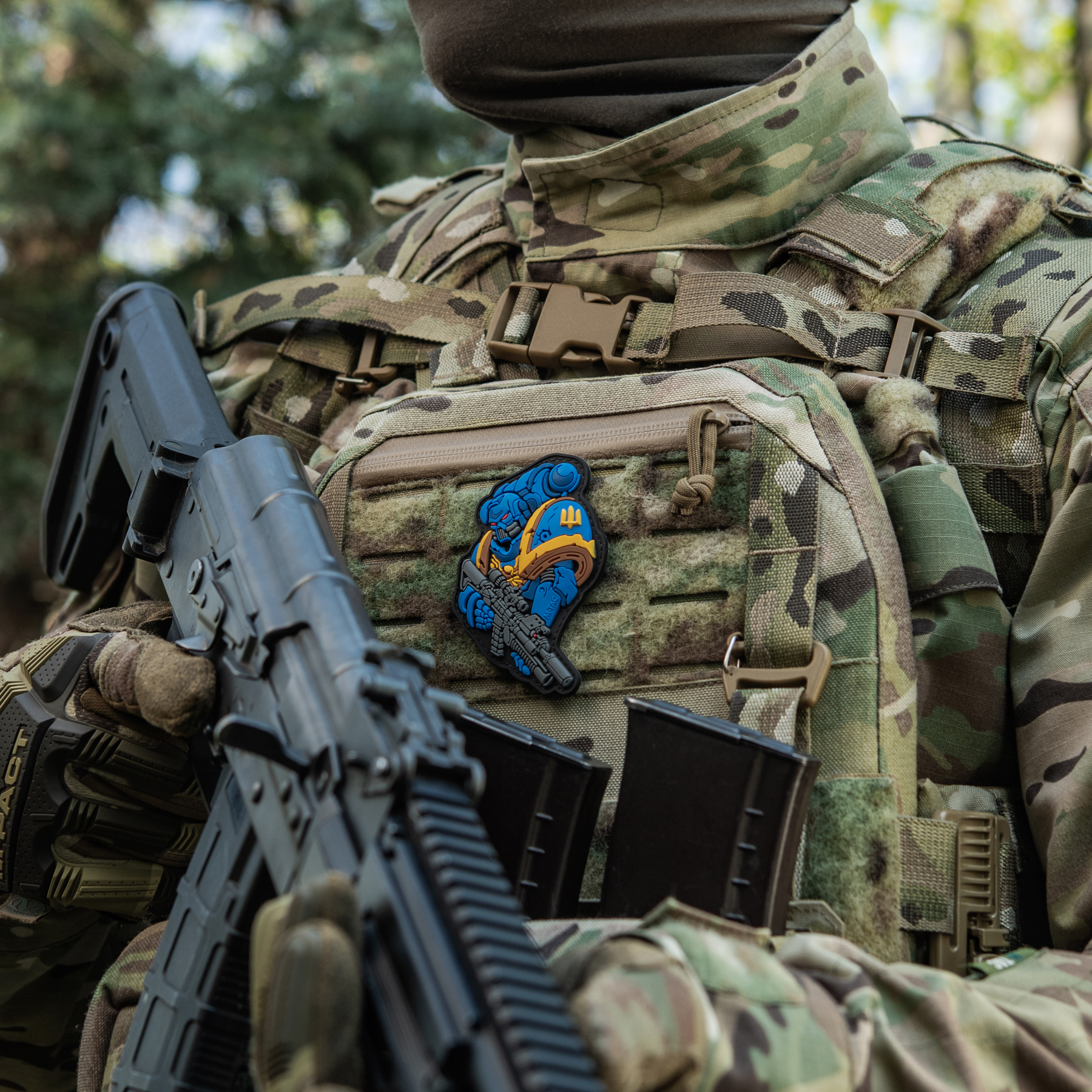 M-Tac нашивка Штурмовик Yellow/Blue — 3