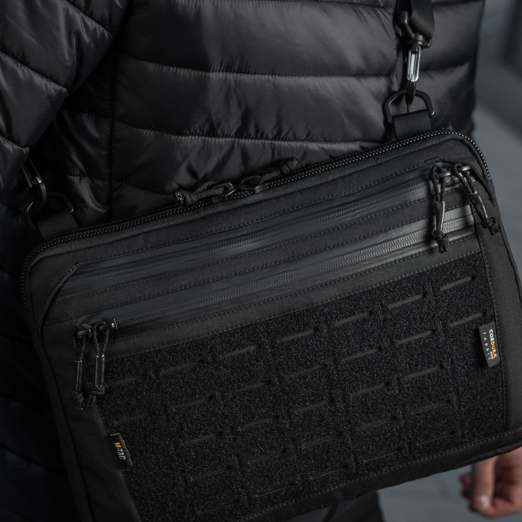 M-Tac сумка Admin Bag Large Elite с липучкой Black — 18