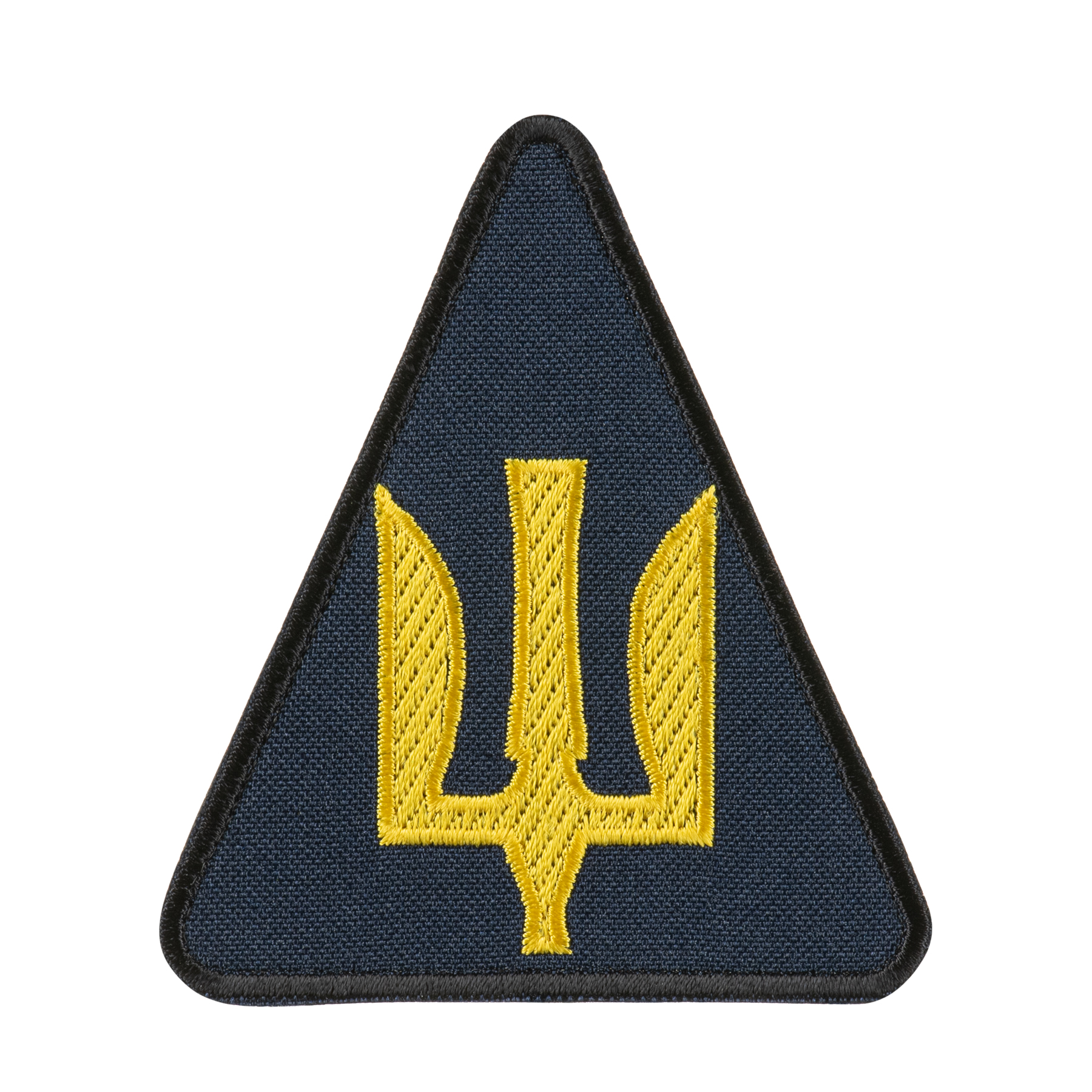 Шеврон ПС ЗСУ тризуб жовтий на темно синьому — 2