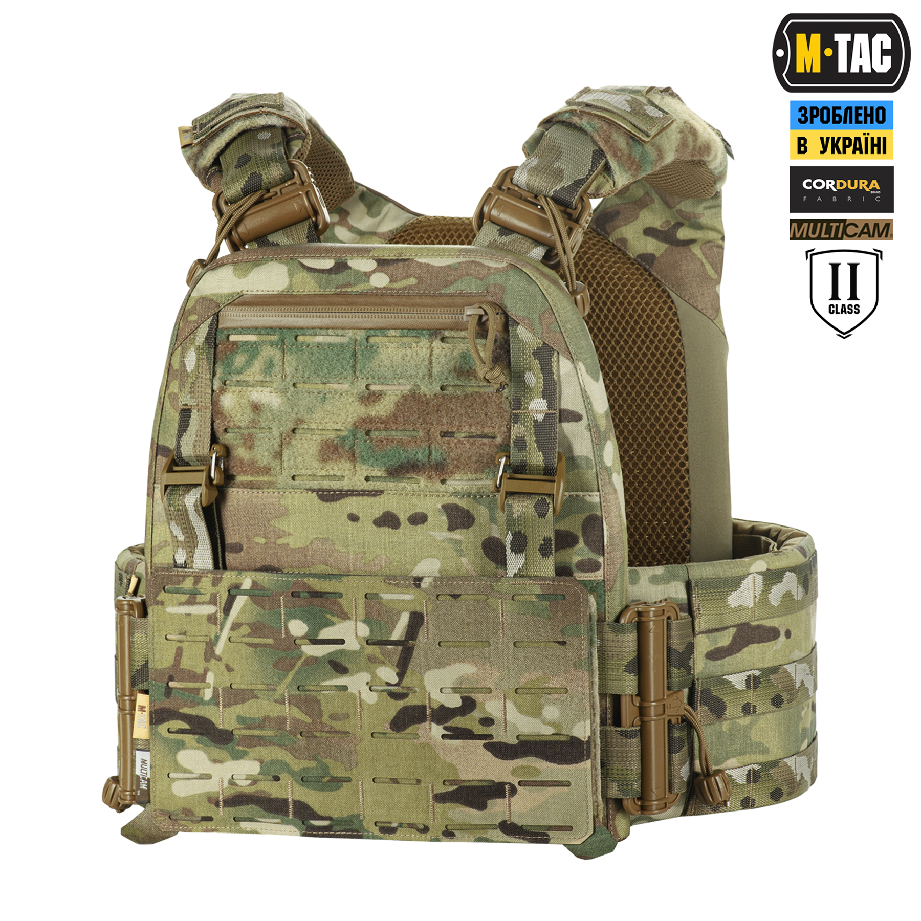 M-Tac плитоноска Cuirass FAST Elite Gen.II 2 класс защиты (размер плиты M) Multicam — 2