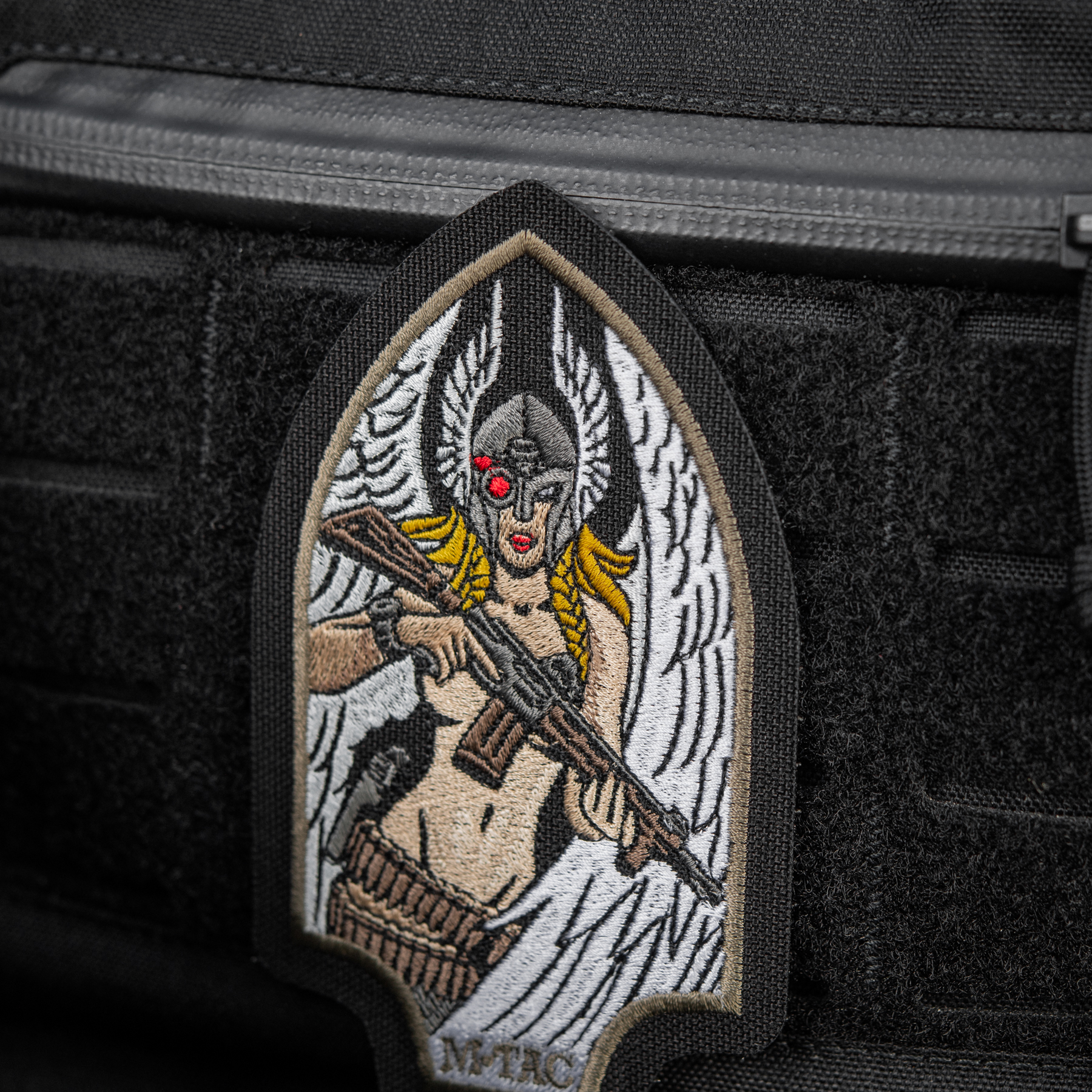 M-Tac нашивка Valkyrie (вышивка) Black/Ranger Green — 5