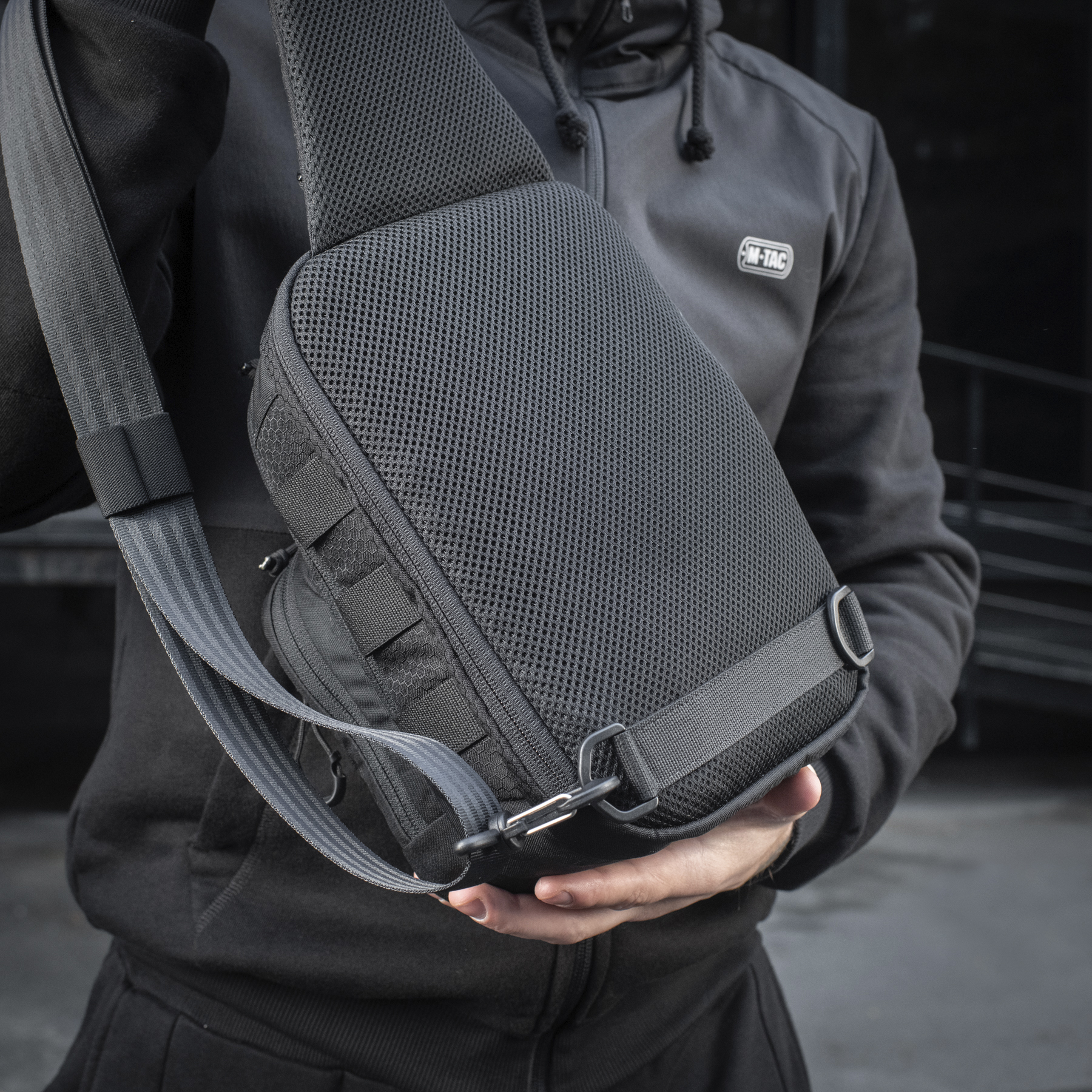 M-Tac сумка Cross Bag Slim Elite Hex Black — 16