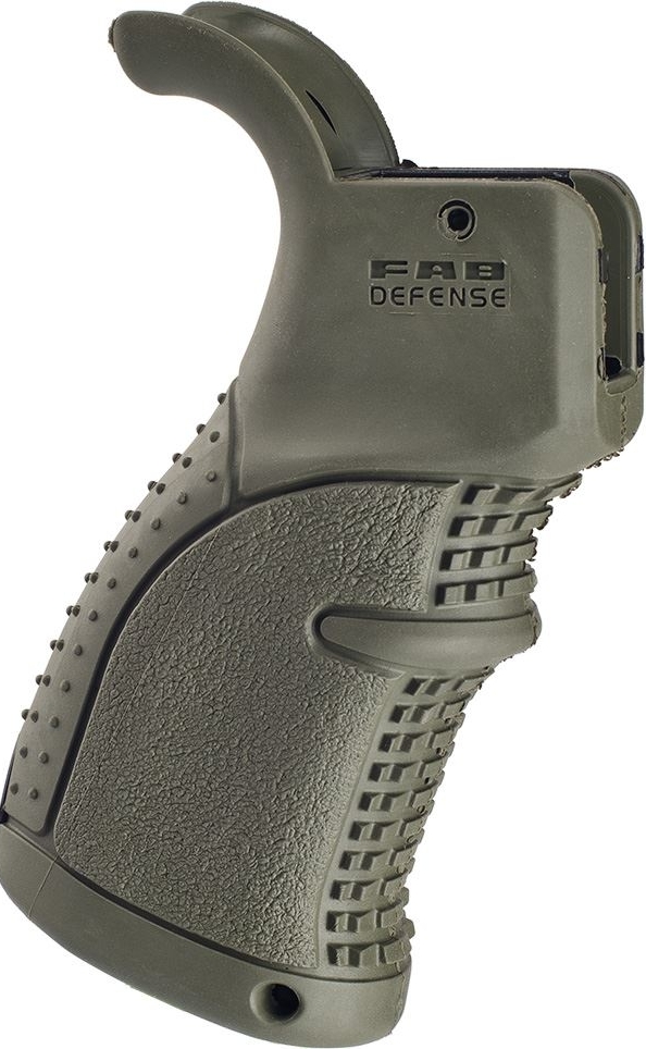 FAB рукоятка Defense Rubberized Ergonomic M4/M16/AR15 Pistol Grip Green