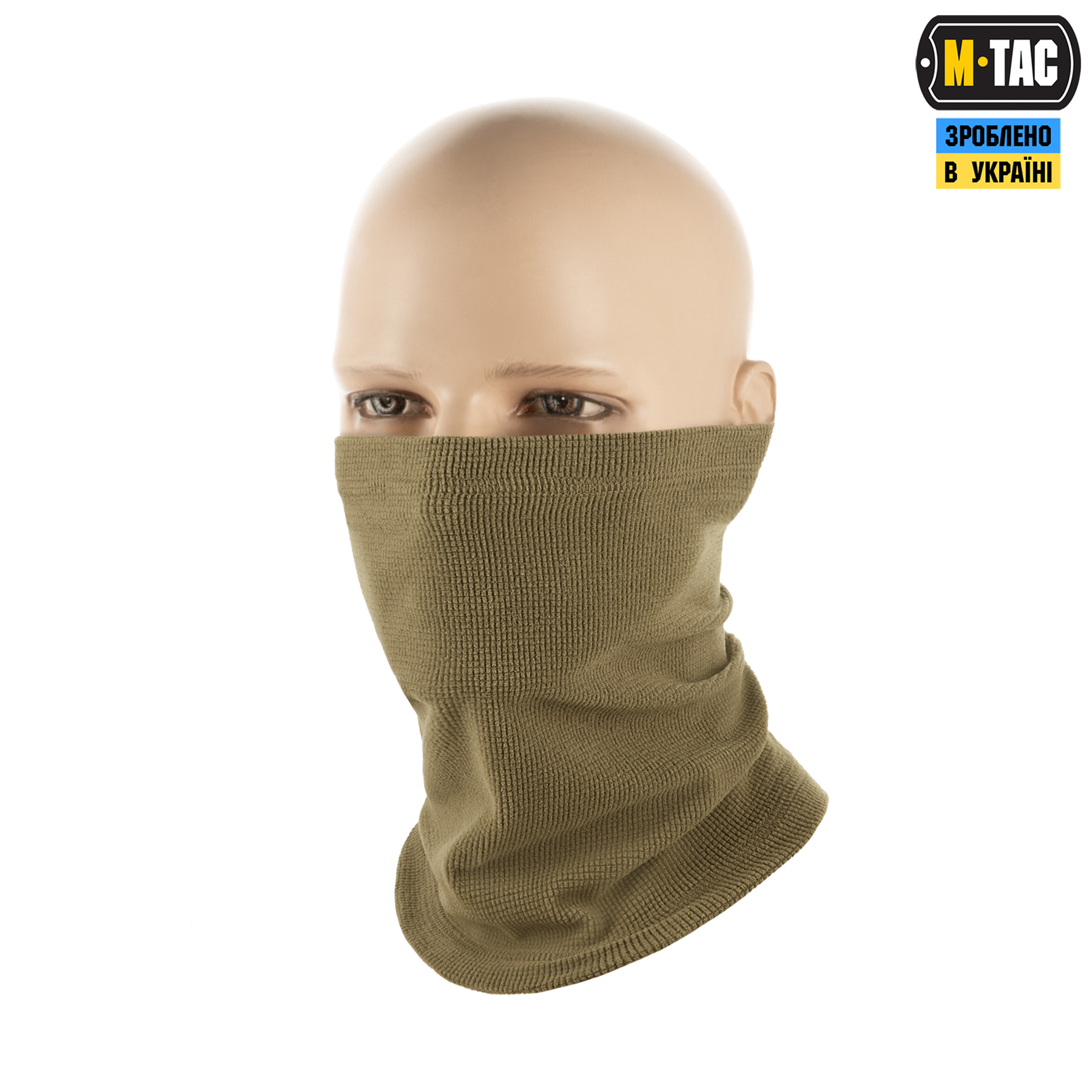 M-Tac шарф-труба микрофлис рип-стоп Tan — 2