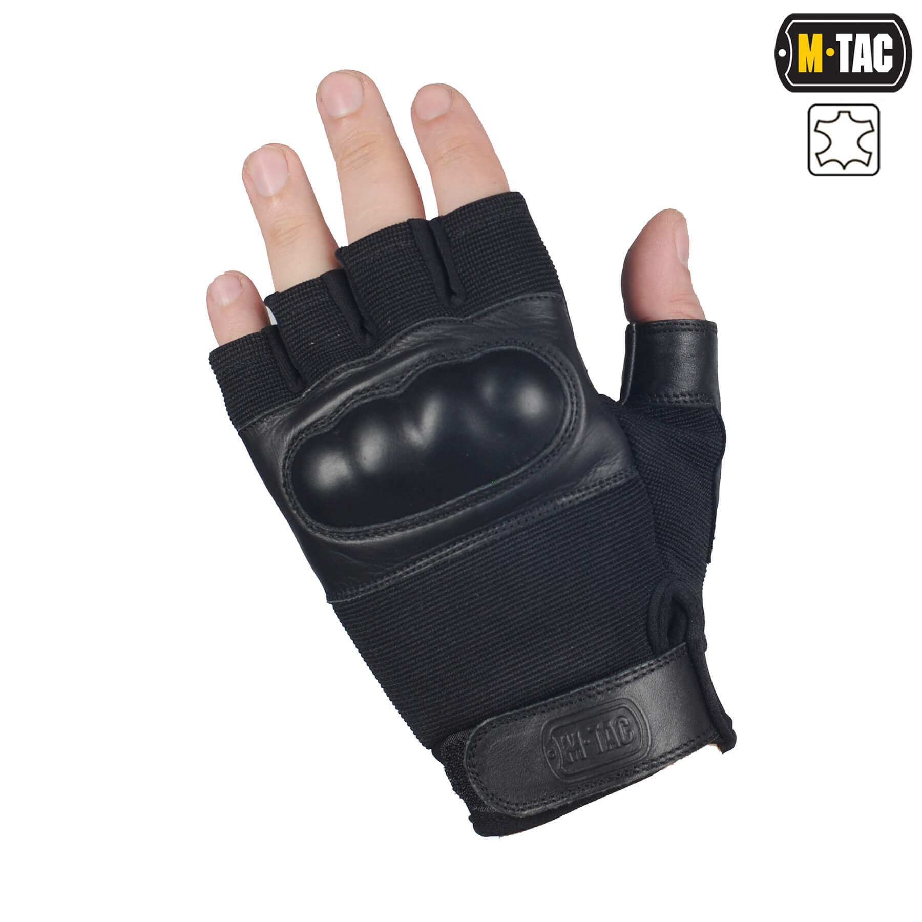 M-Tac перчатки беспалые Assault Mk.4 Black — 3