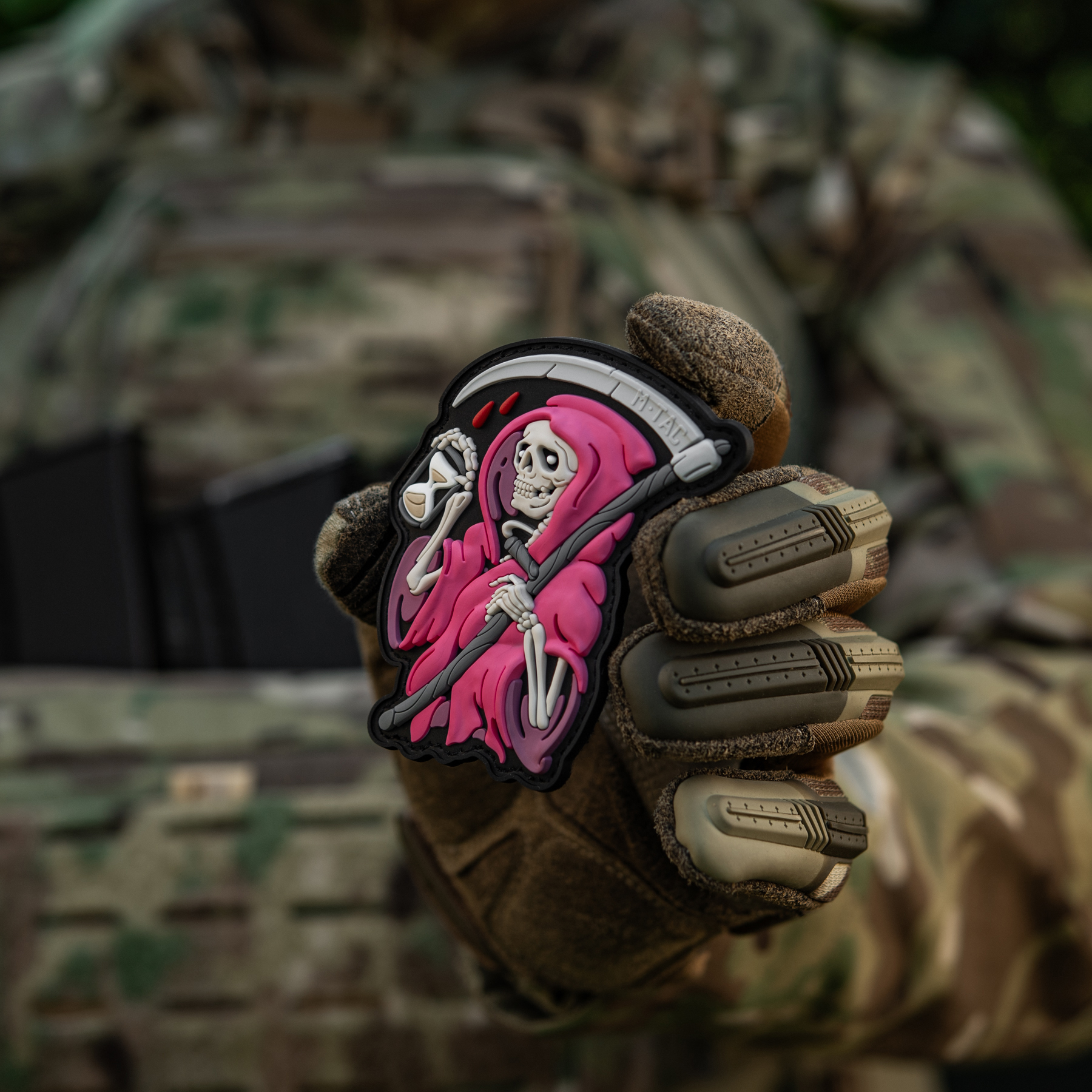 M-Tac нашивка Time PVC Pink/Black — 11