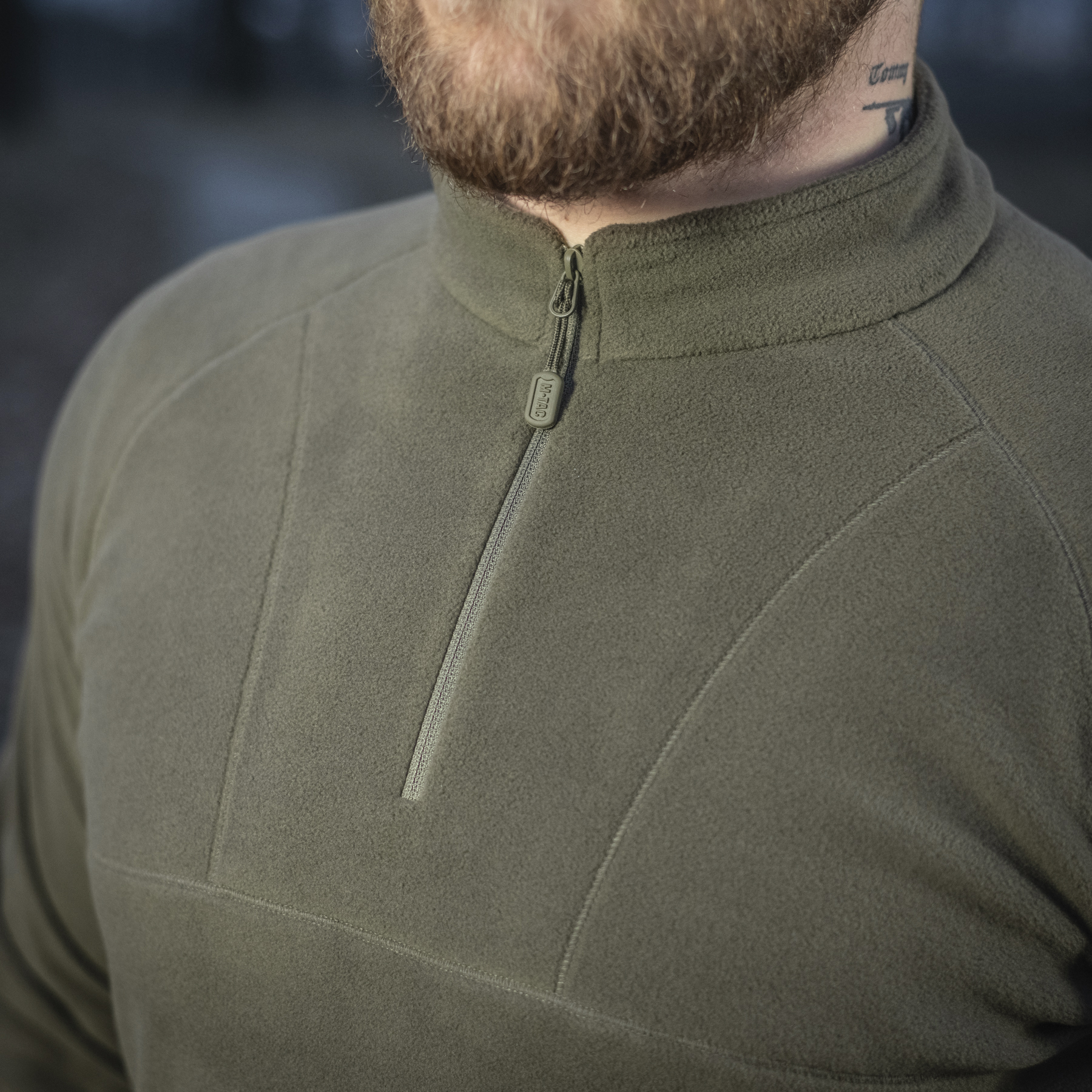 M-Tac кофта Delta Polartec реглан Dark Olive — 14