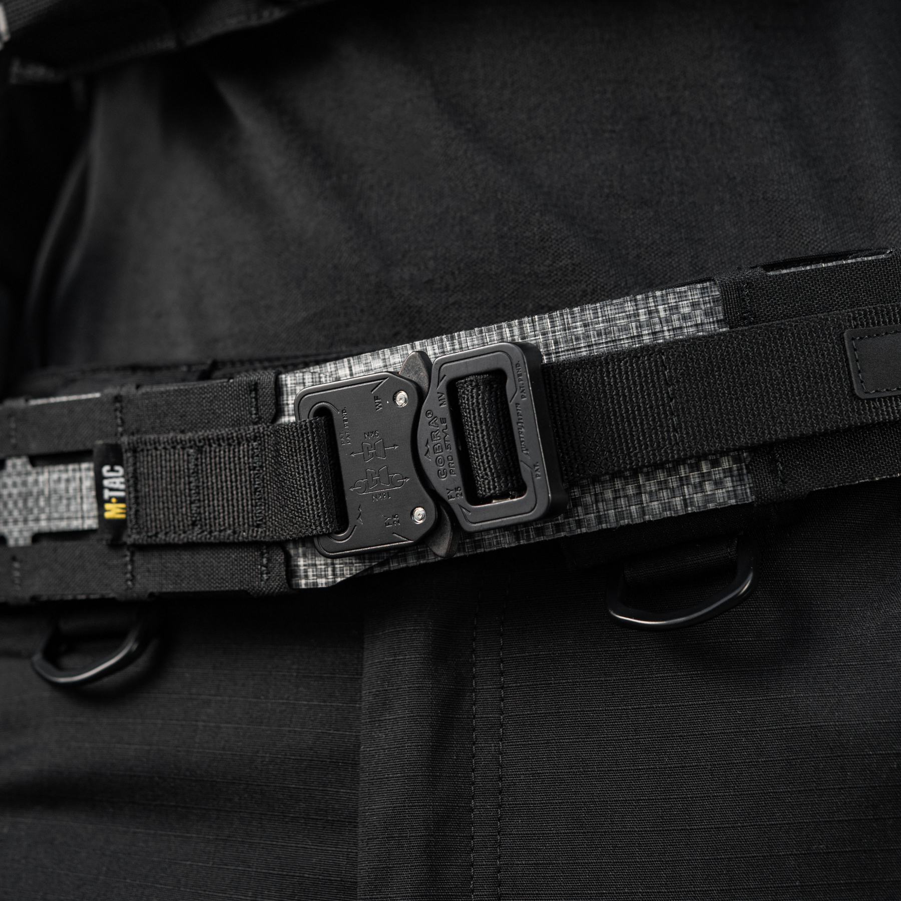 M-Tac ремень Tiger Belt Cobra Buckle Black — 10
