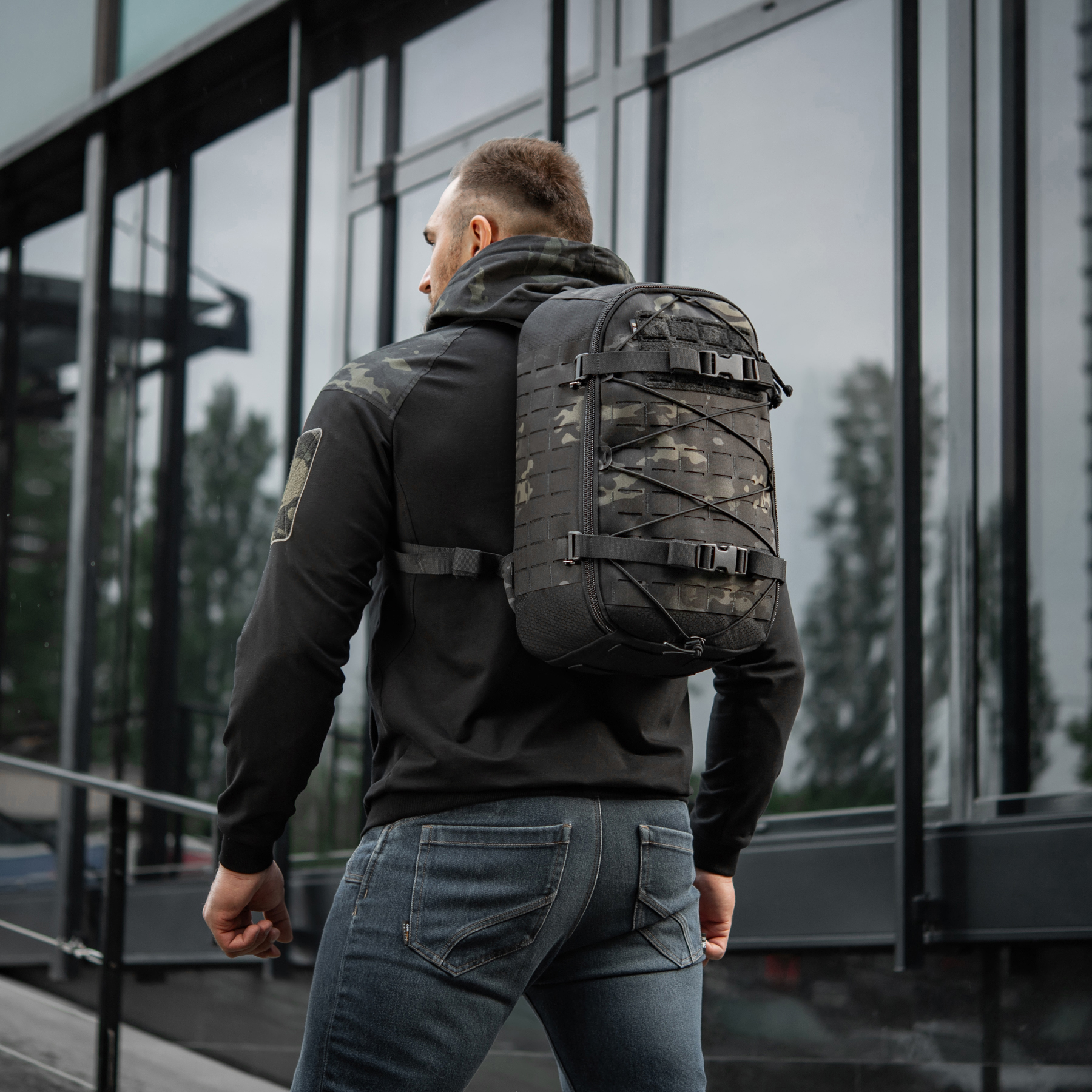 M-Tac рюкзак Sturm с эргономичными лямками X-Large Elite Gen.II Multicam Black — 7
