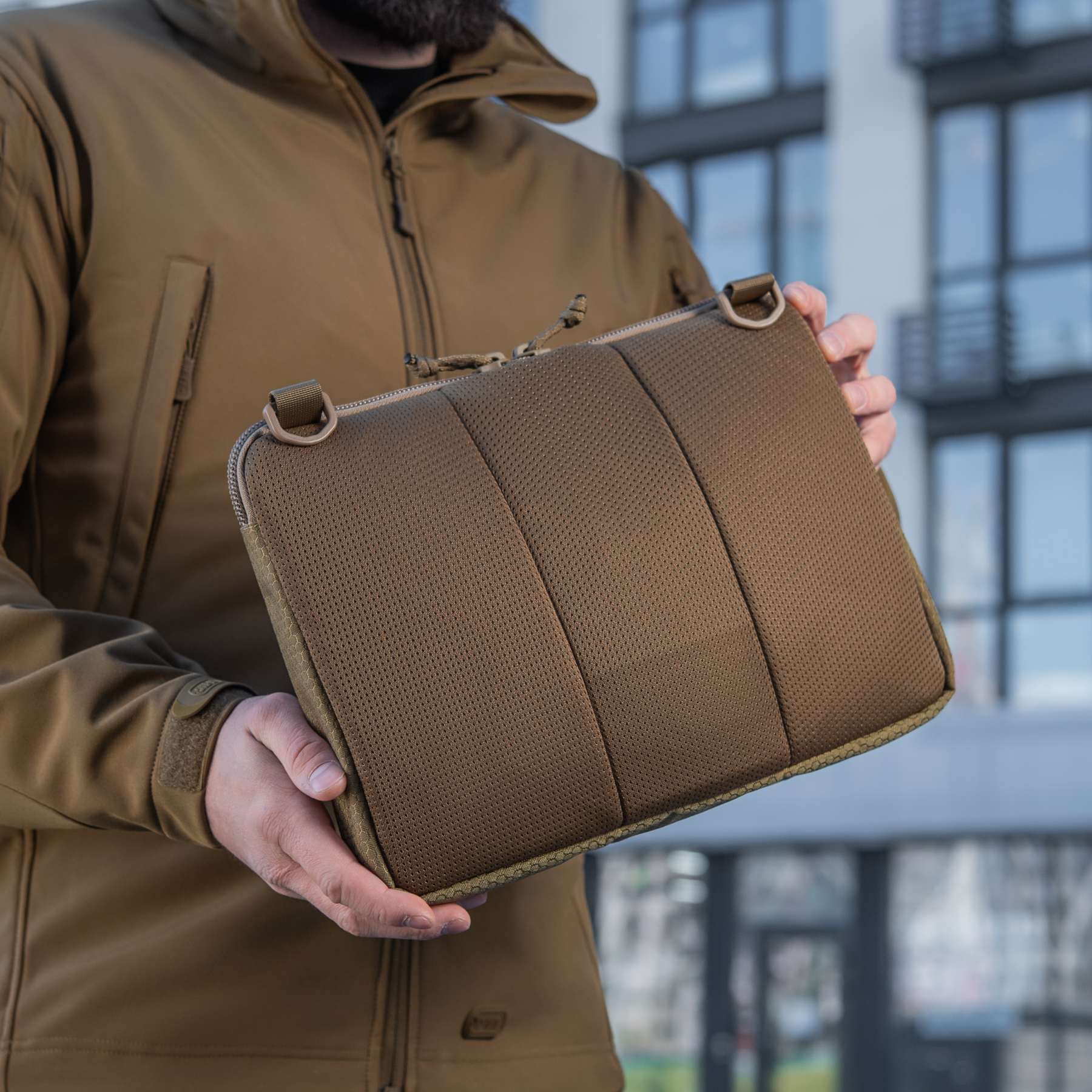 M-Tac сумка Admin Bag Large Elite с липучкой Hex Coyote — 30