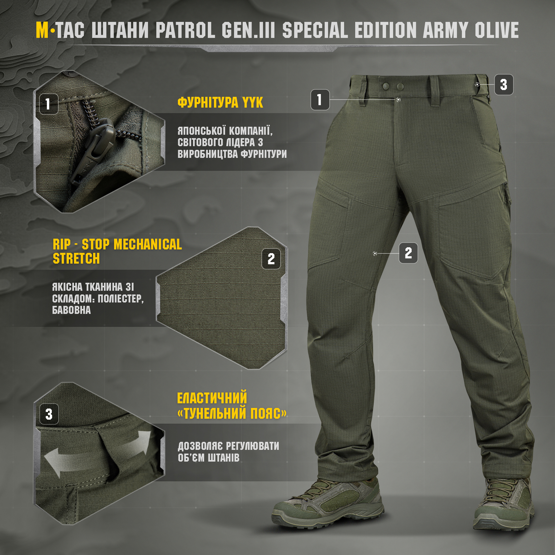 M-Tac брюки Patrol Gen.III Special Edition Army Olive — 7