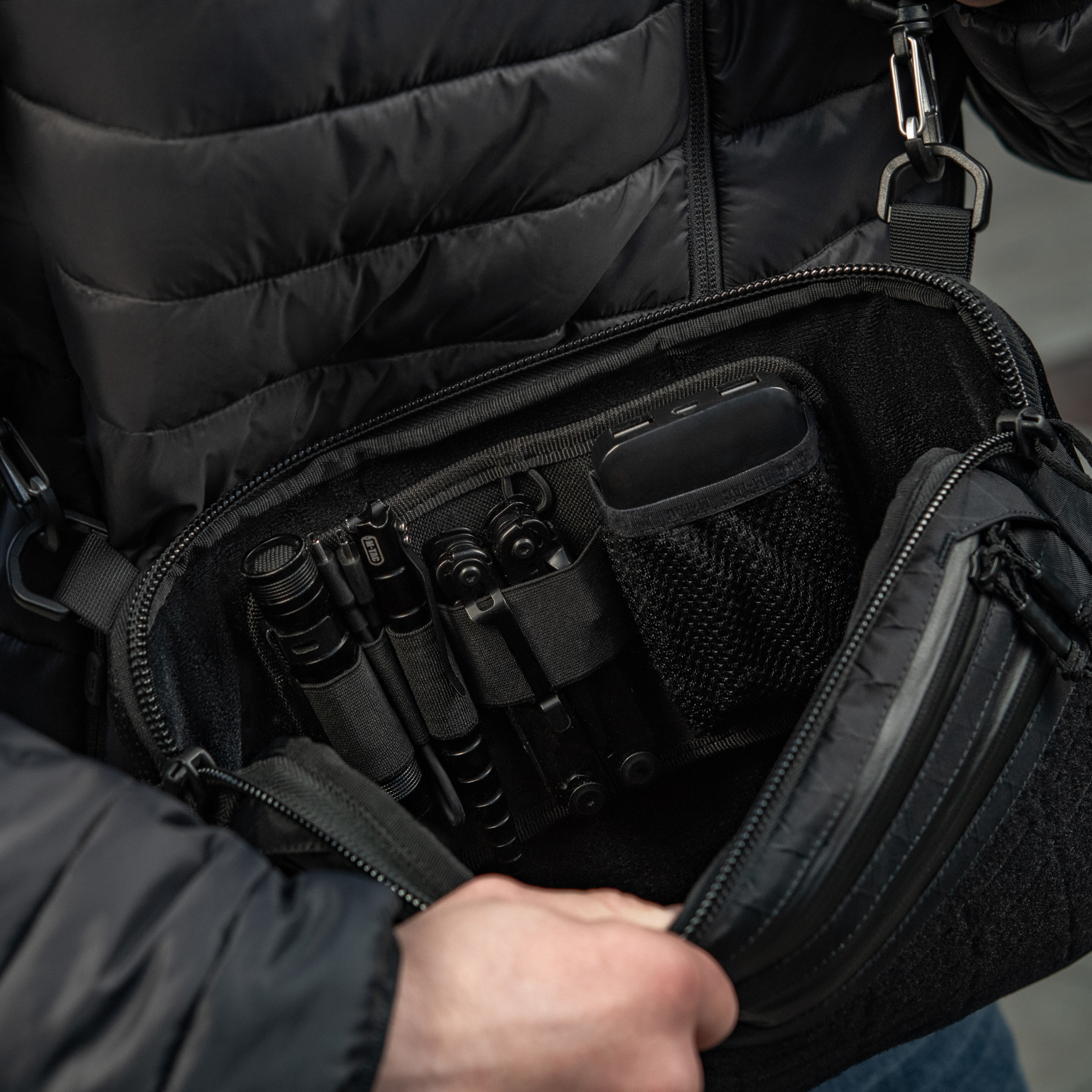 M-Tac сумка Admin Bag Large X-Pac Elite з липучкою Black — 27