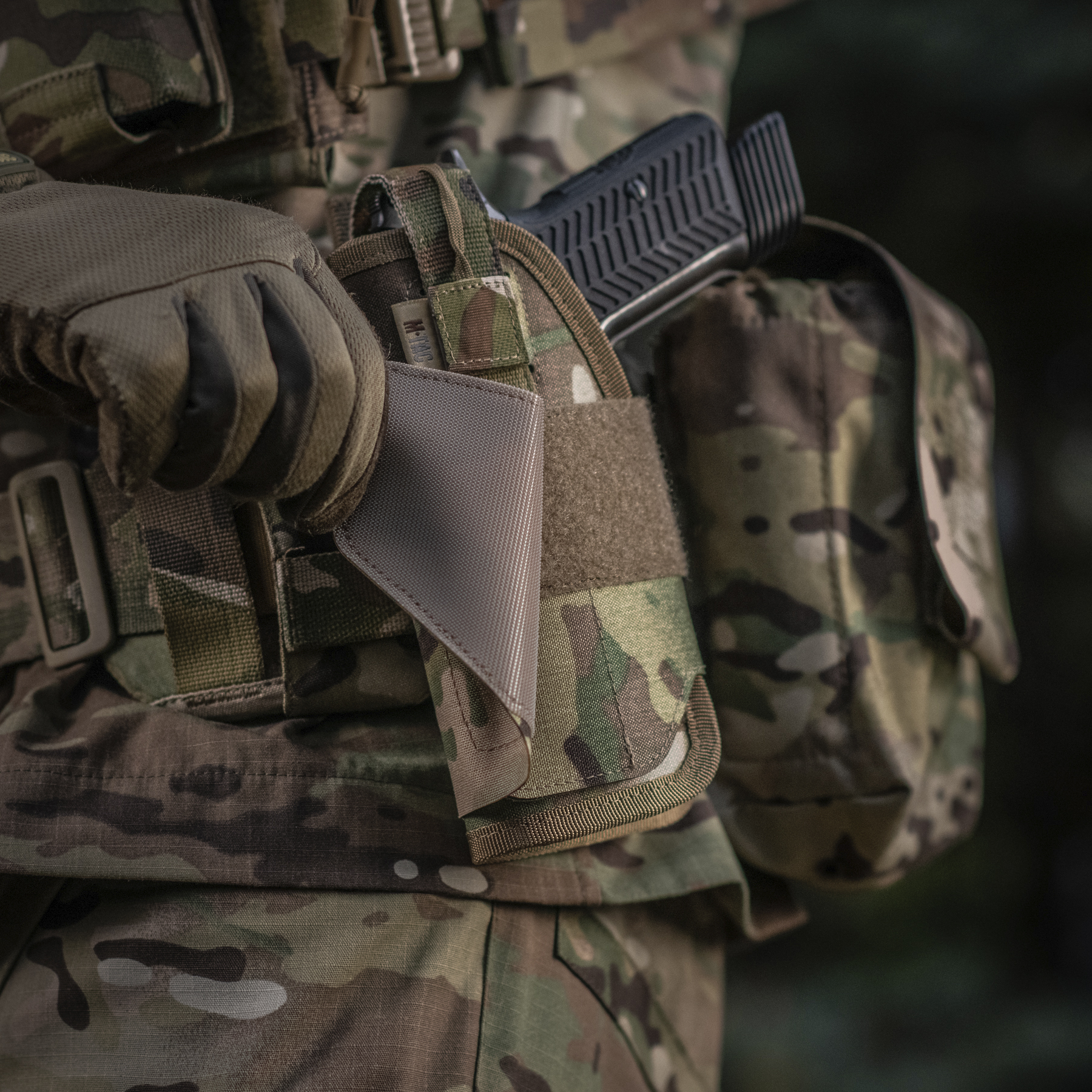 M-Tac кобура универсальная Elite Left Multicam — 18