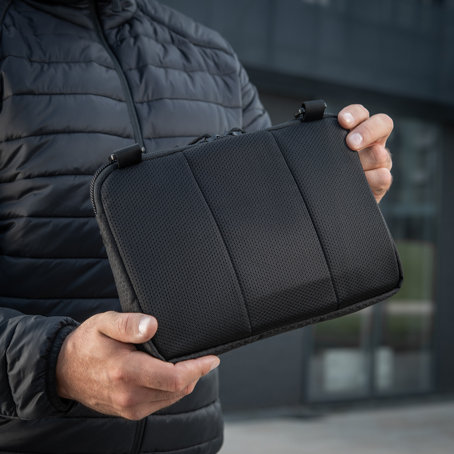 M-Tac сумка Admin Bag Medium Elite с липучкой Hex Black — 26