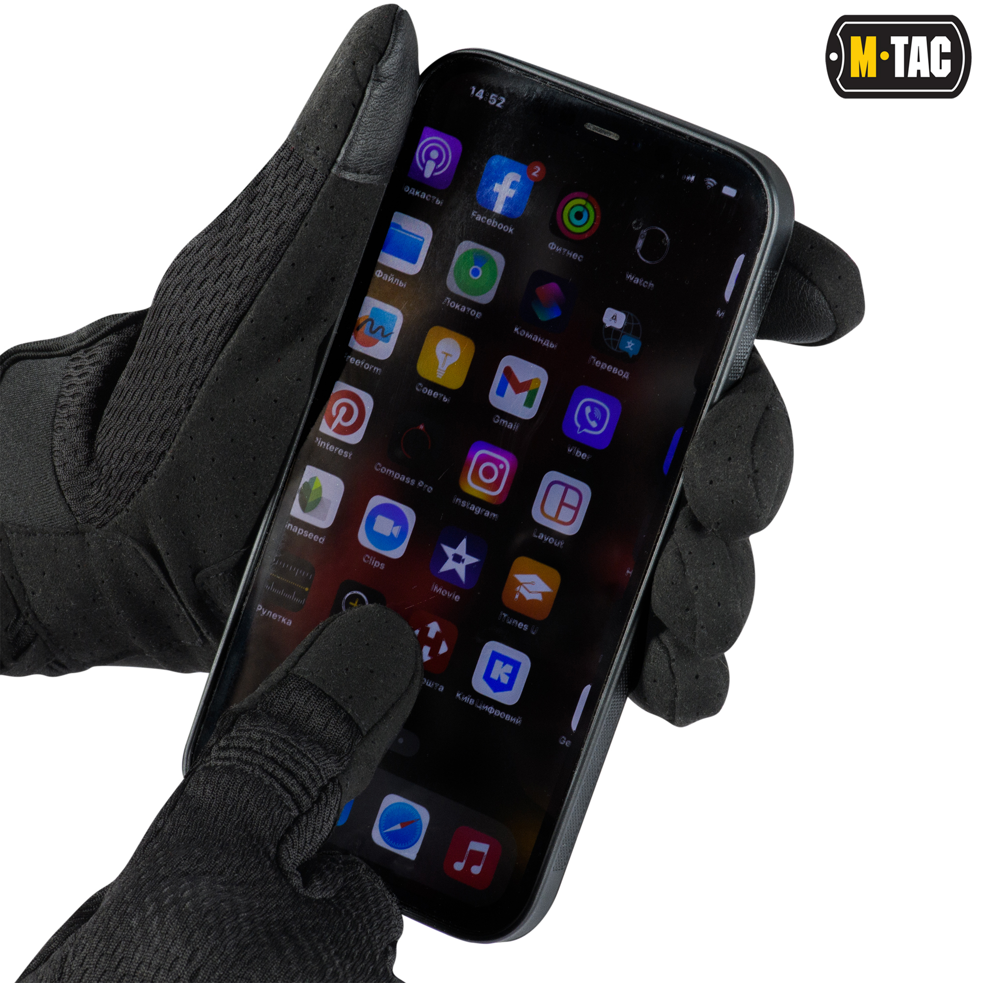 M-Tac перчатки A30 Black — 6