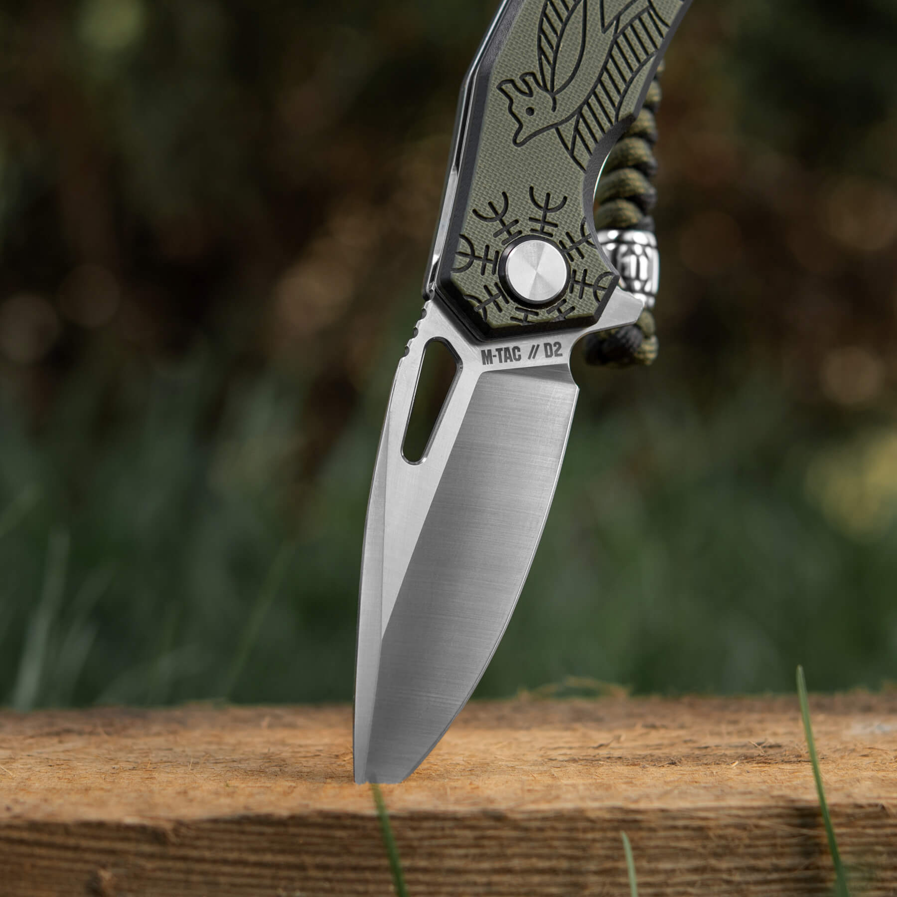 M-Tac нож складной Type 12 Scandinavian Black/Olive — 13
