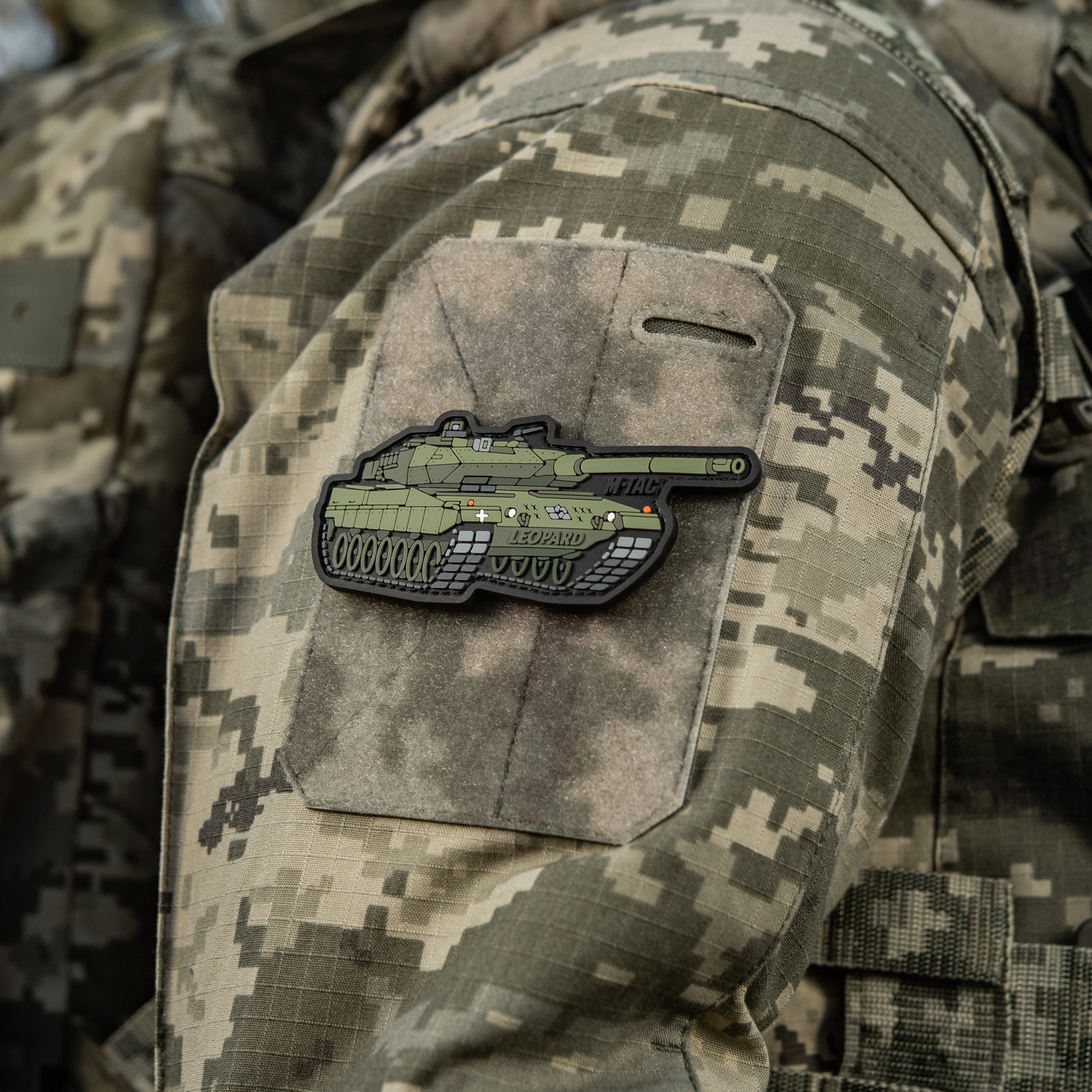 M-Tac нашивка LEOPARD 2 (PVC) Olive — 11