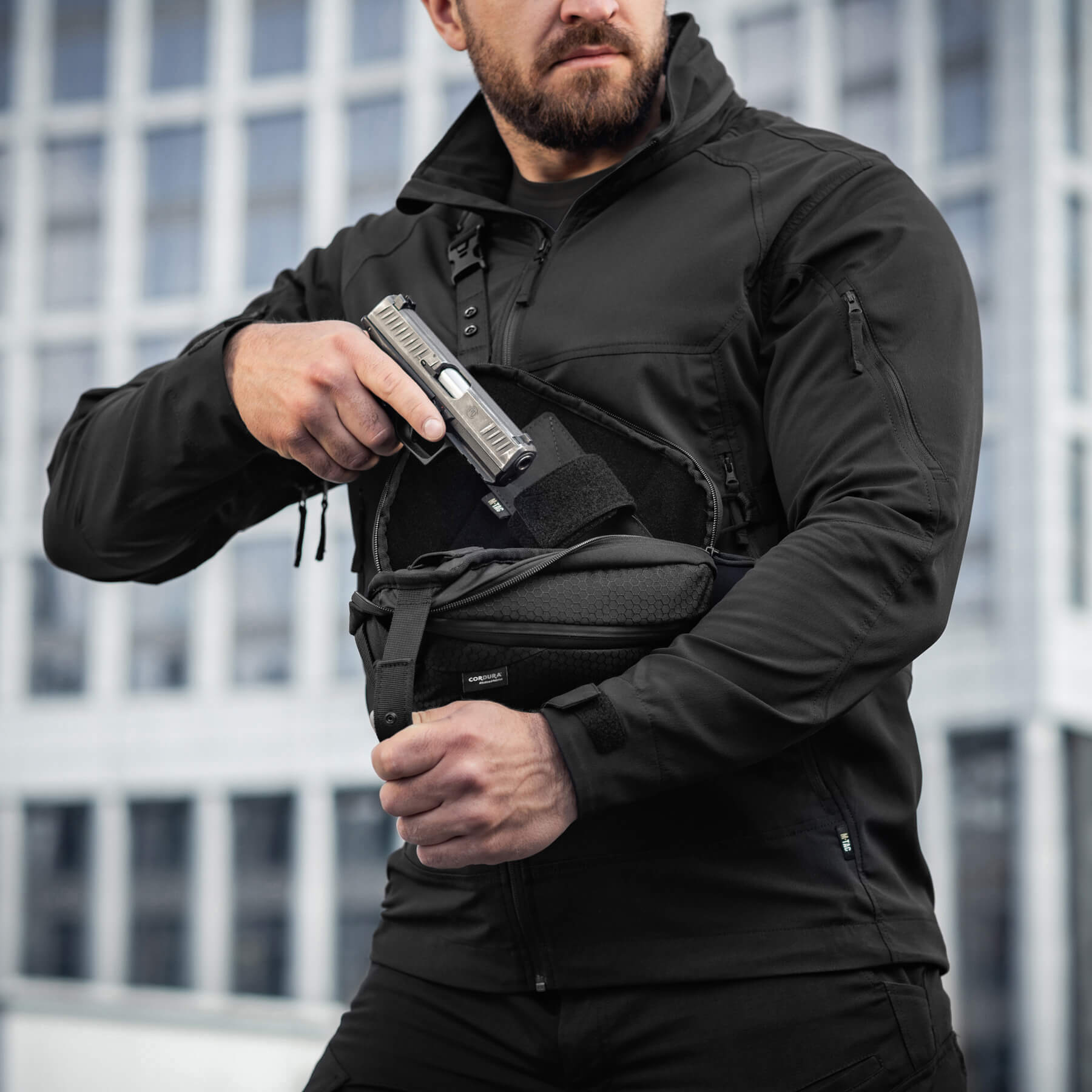 M-Tac сумка Sphaera Hex Hardsling Bag Gen.II Black — 27