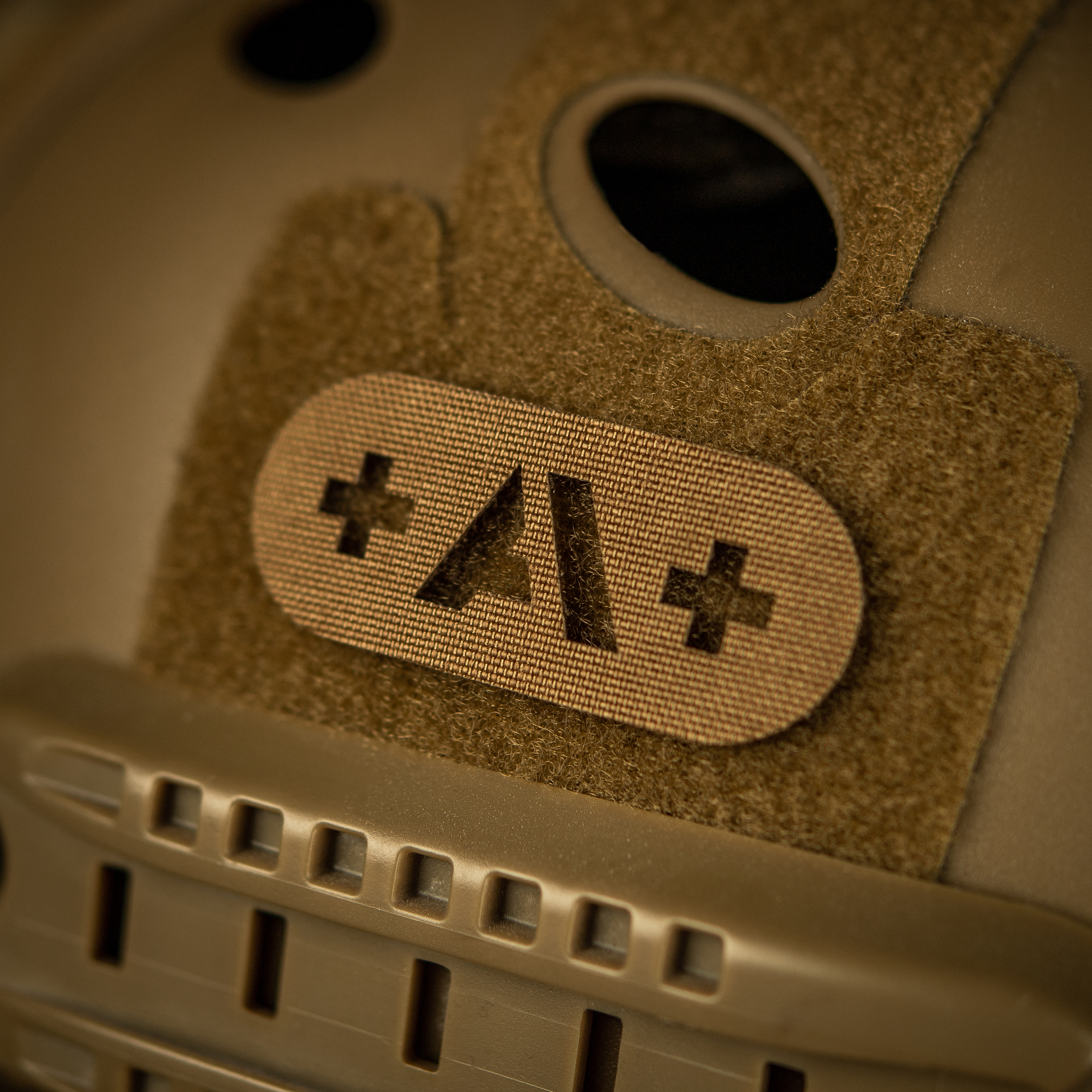 M-Tac нашивка группа крови +A+ сквозная Laser Cut Coyote — 5