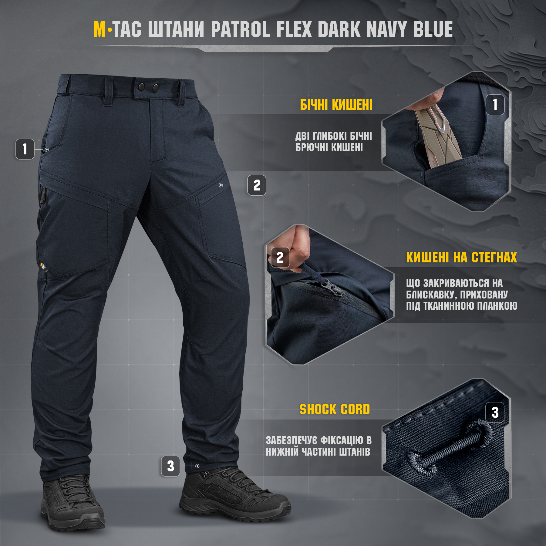 M-Tac брюки Patrol Flex Dark Navy Blue — 5