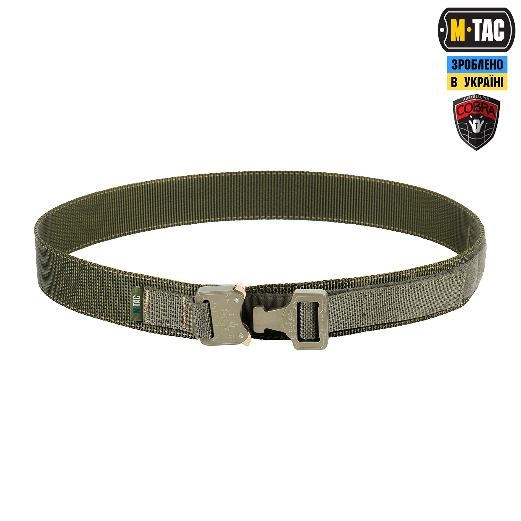 M-Tac ремень Cobra Buckle Belt Ranger Green — 3
