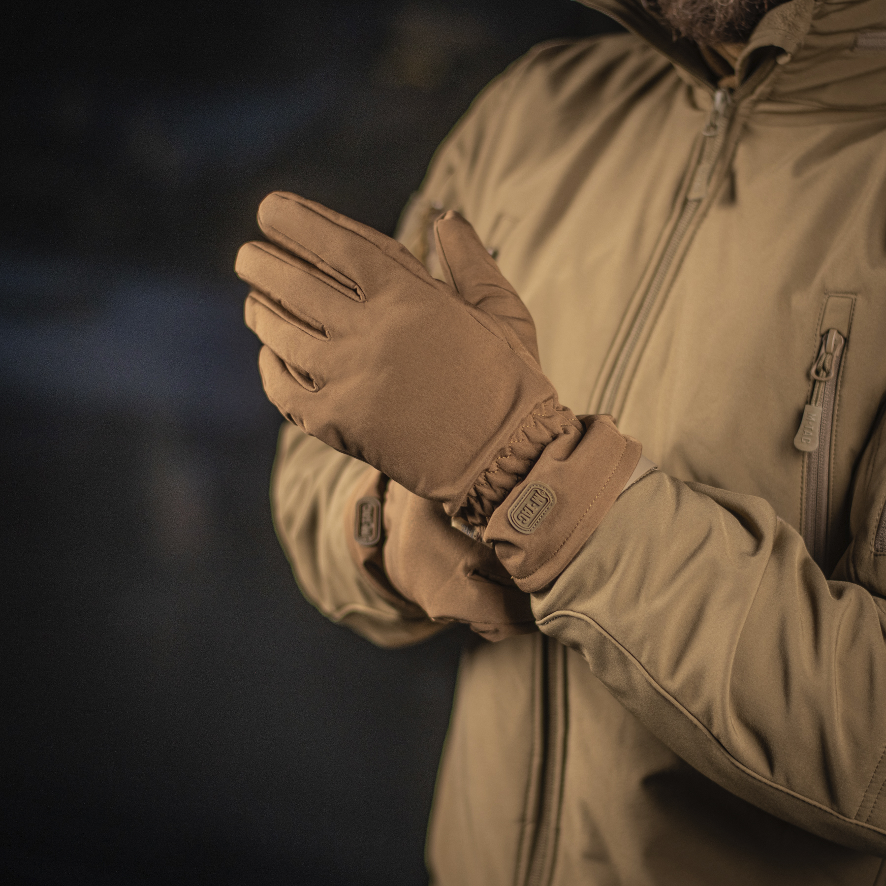 M-Tac перчатки демисезонные Soft Shell Coyote — 18