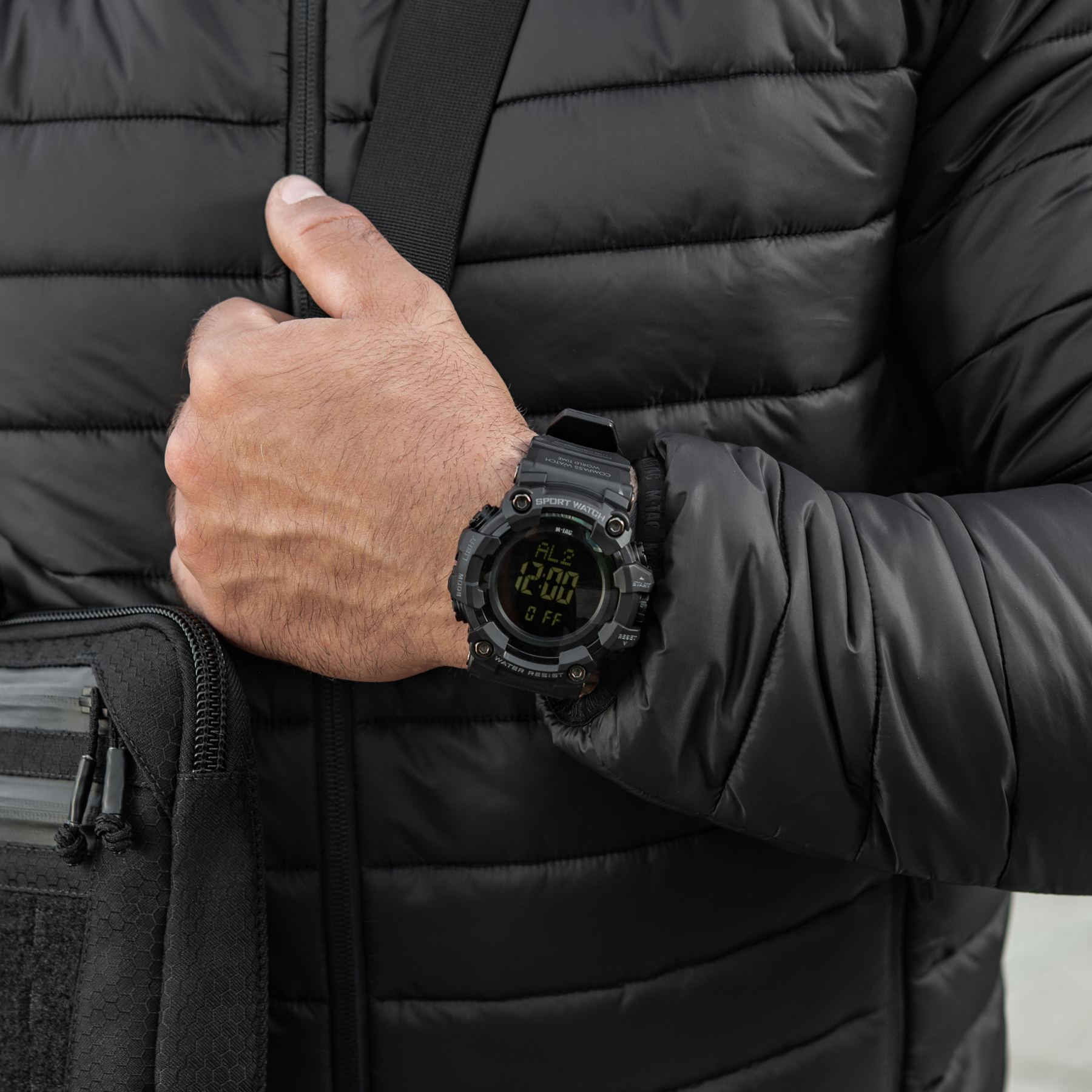 M-Tac часы тактические 2037 Black — 8
