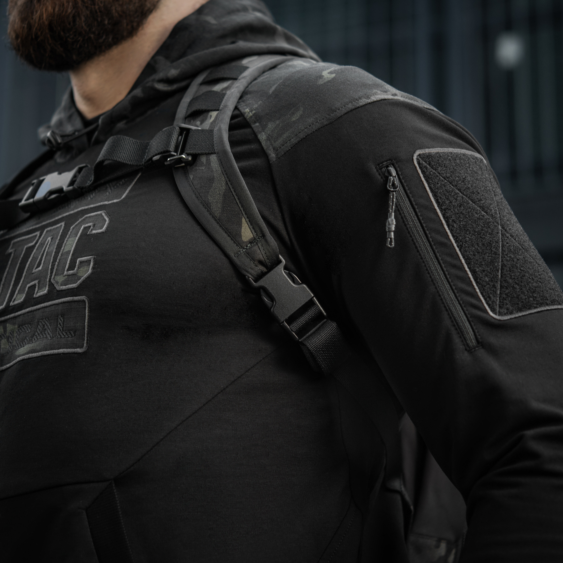M-Tac рюкзак Sturm с эргономичными лямками Elite Multicam Black — 27