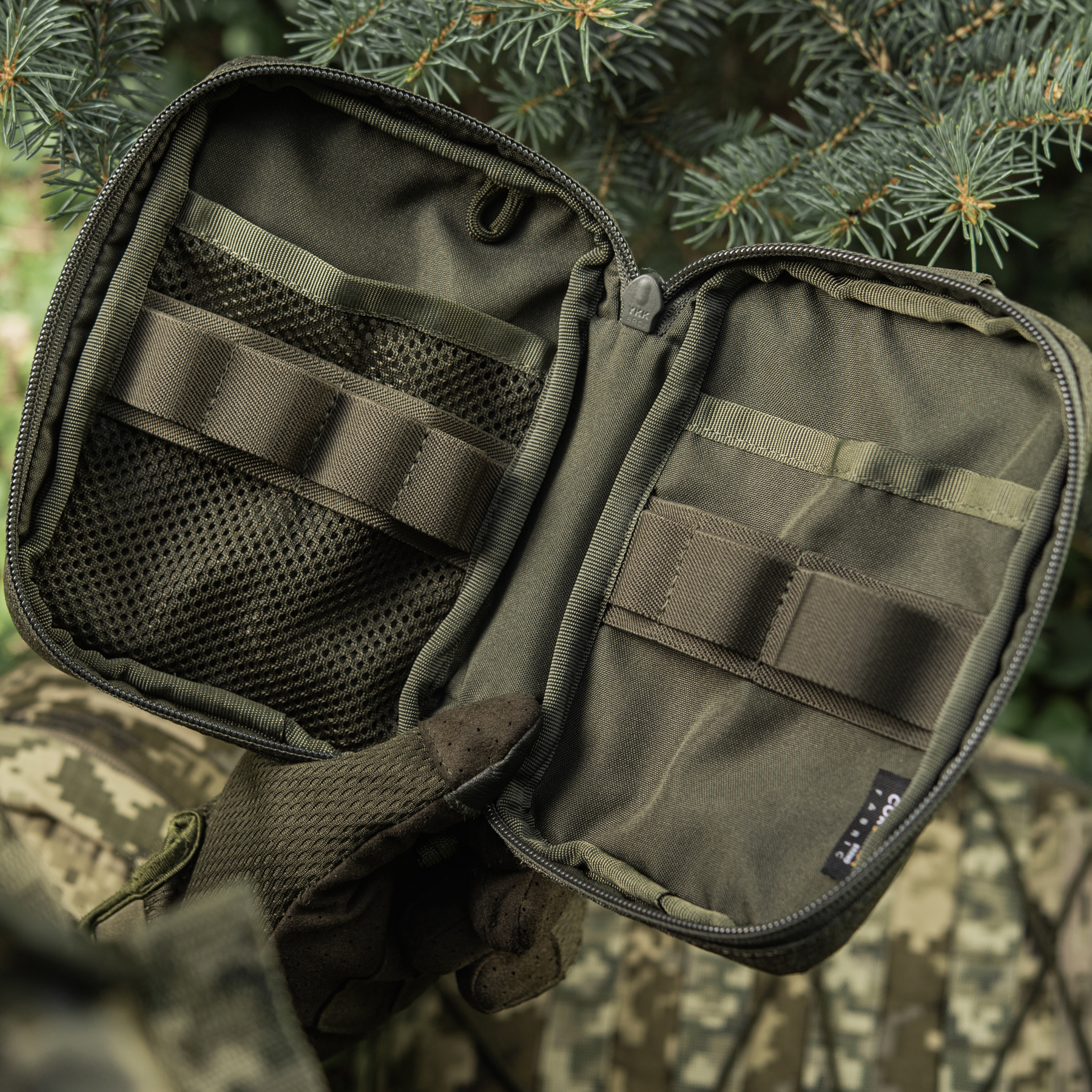 M-Tac EDC Pocket HEX Elite Ranger Green — 32
