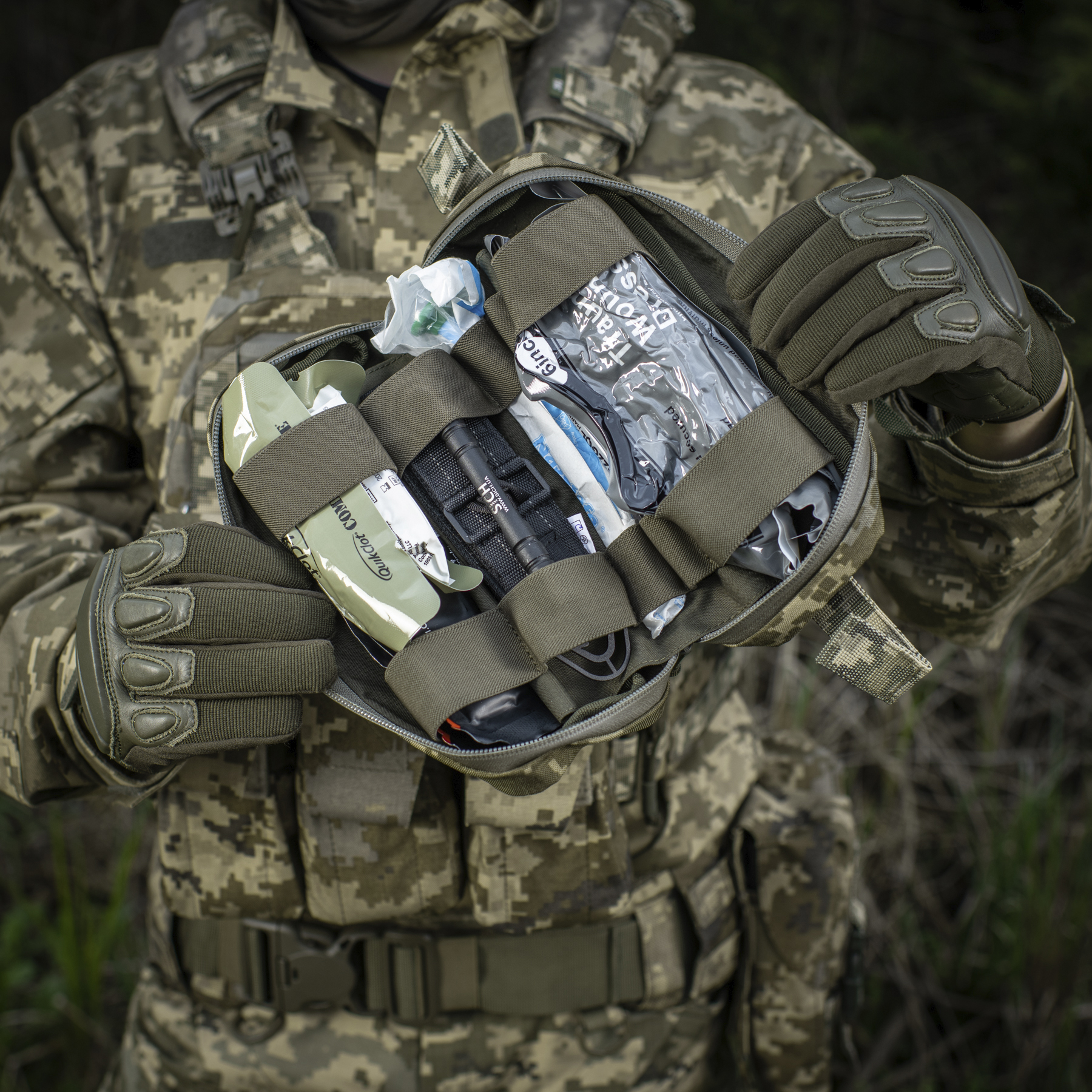 M-Tac подсумок медицинский горизонтальный ROLL Elite MM14 — 23
