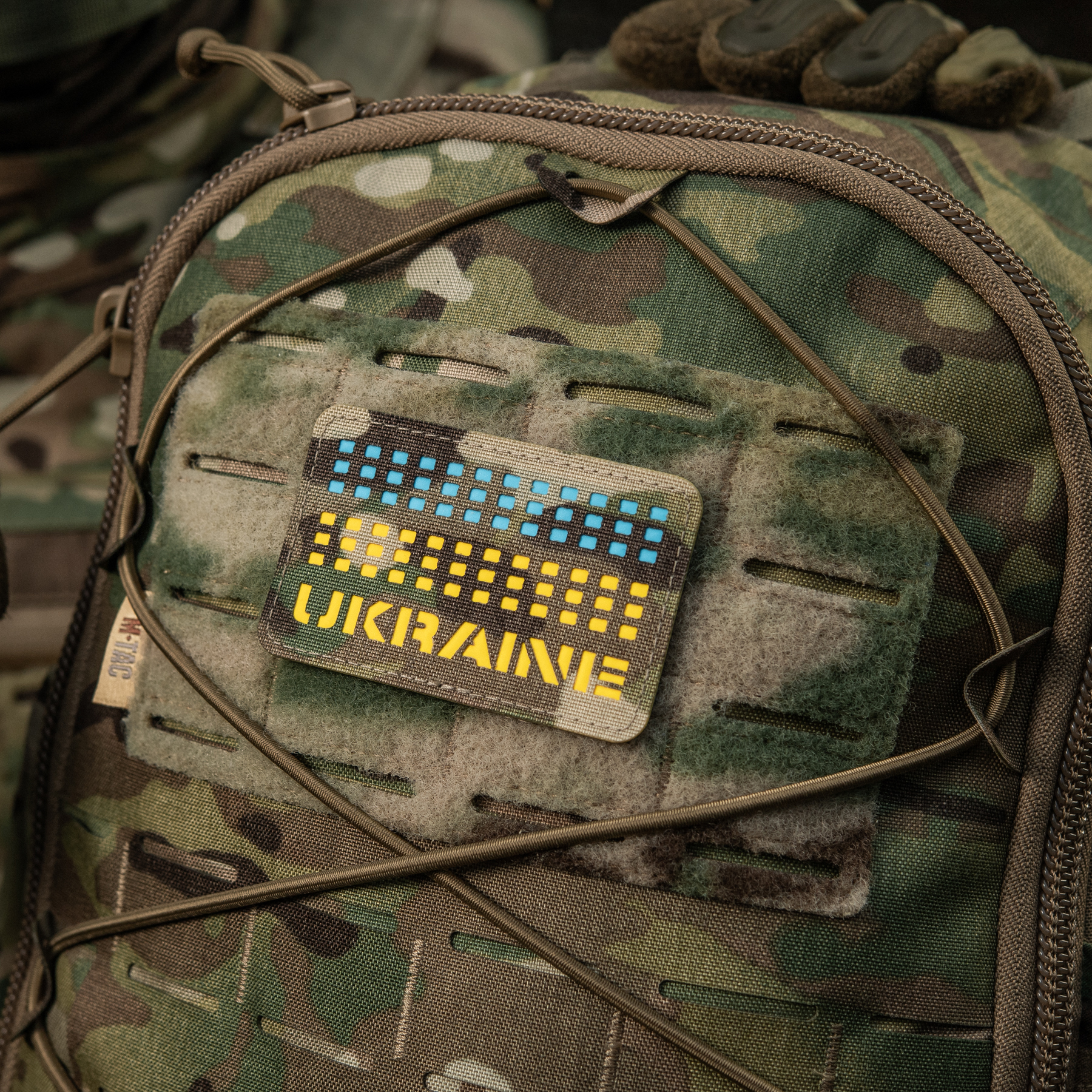 M-Tac нашивка Ukraine Laser Cut Multicam/Yellow/Blue/GID — 18
