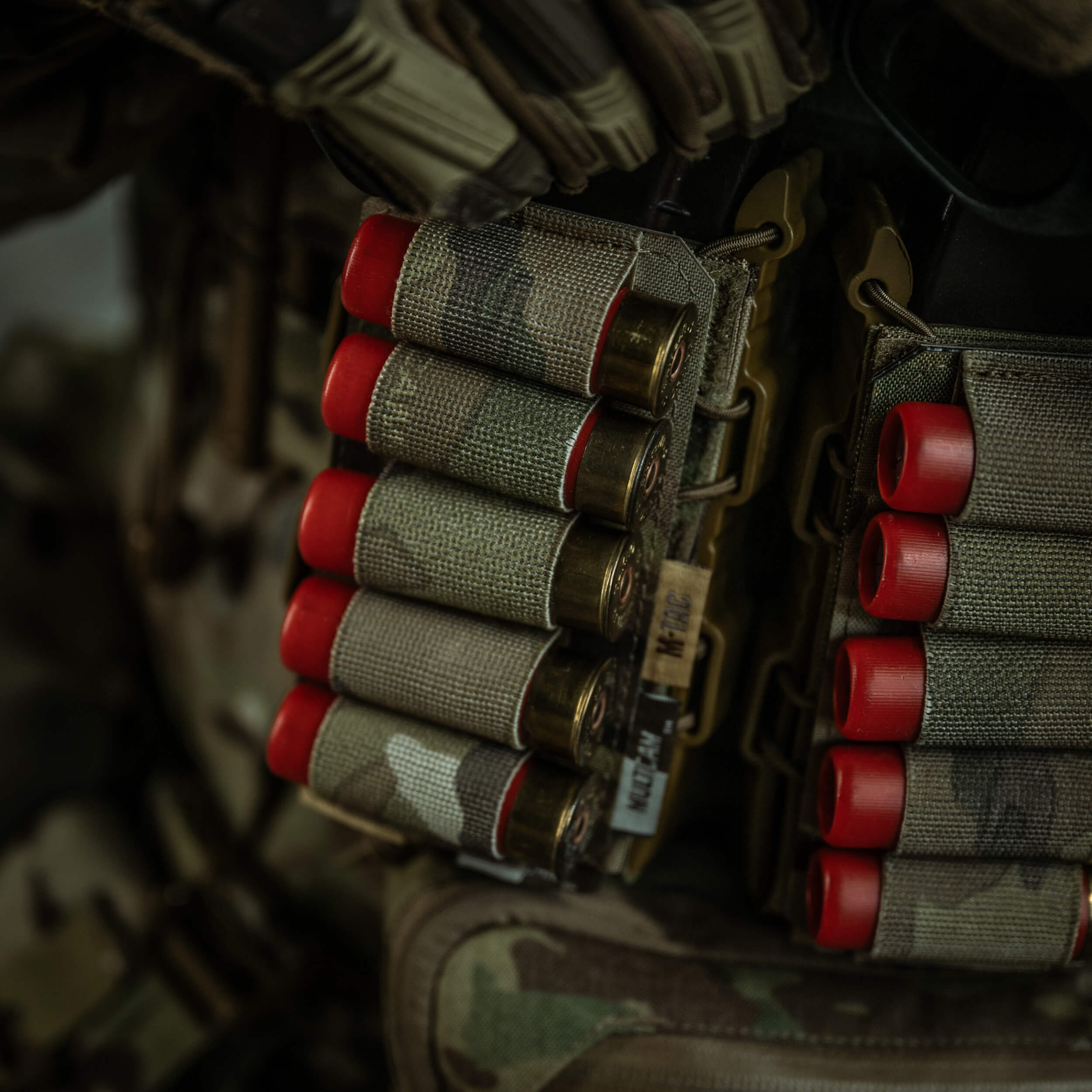 M-Tac патронташ на липучке для патронов 12 калибра Multicam — 20
