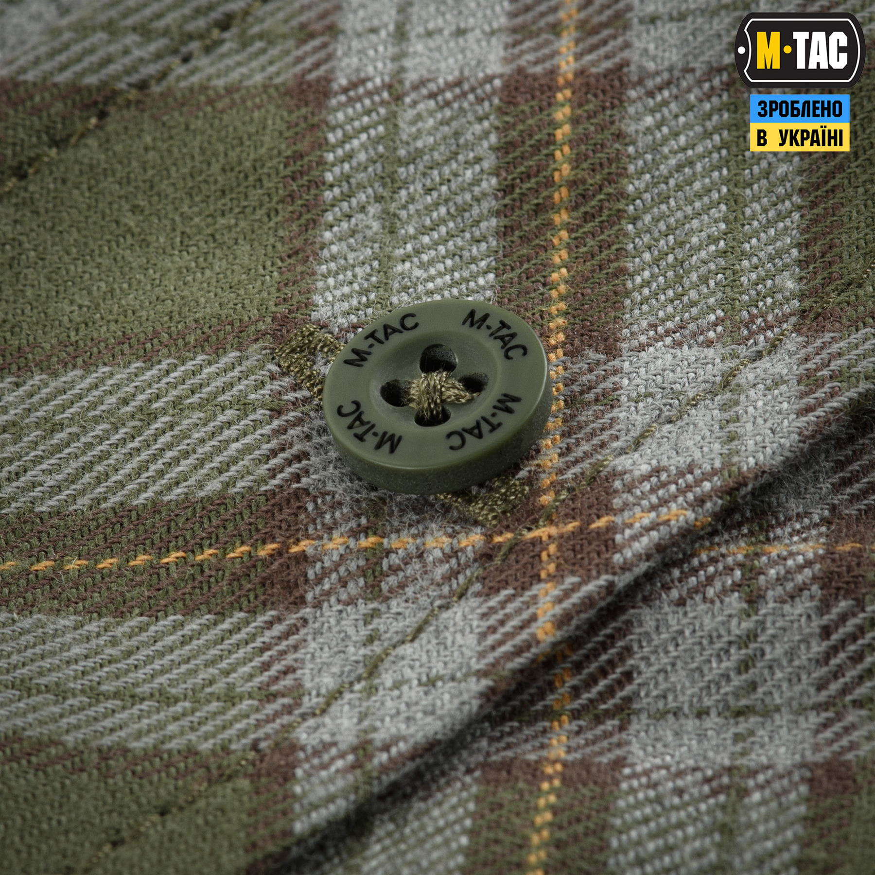 M-Tac рубашка Lumberjack Cotton Shirt Olive/Grey — 8