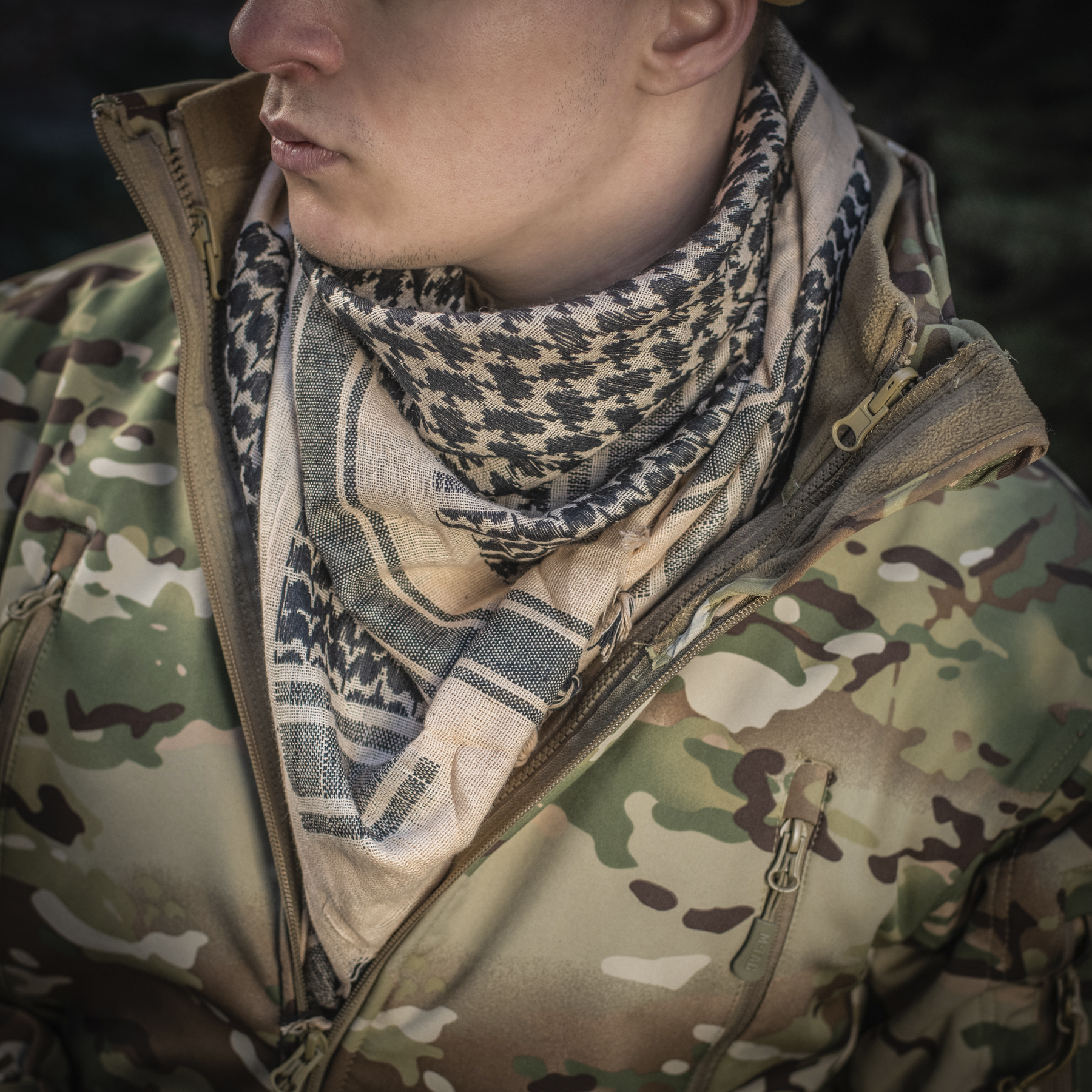 M-Tac шарф шемаг плотный Khaki/Black — 13