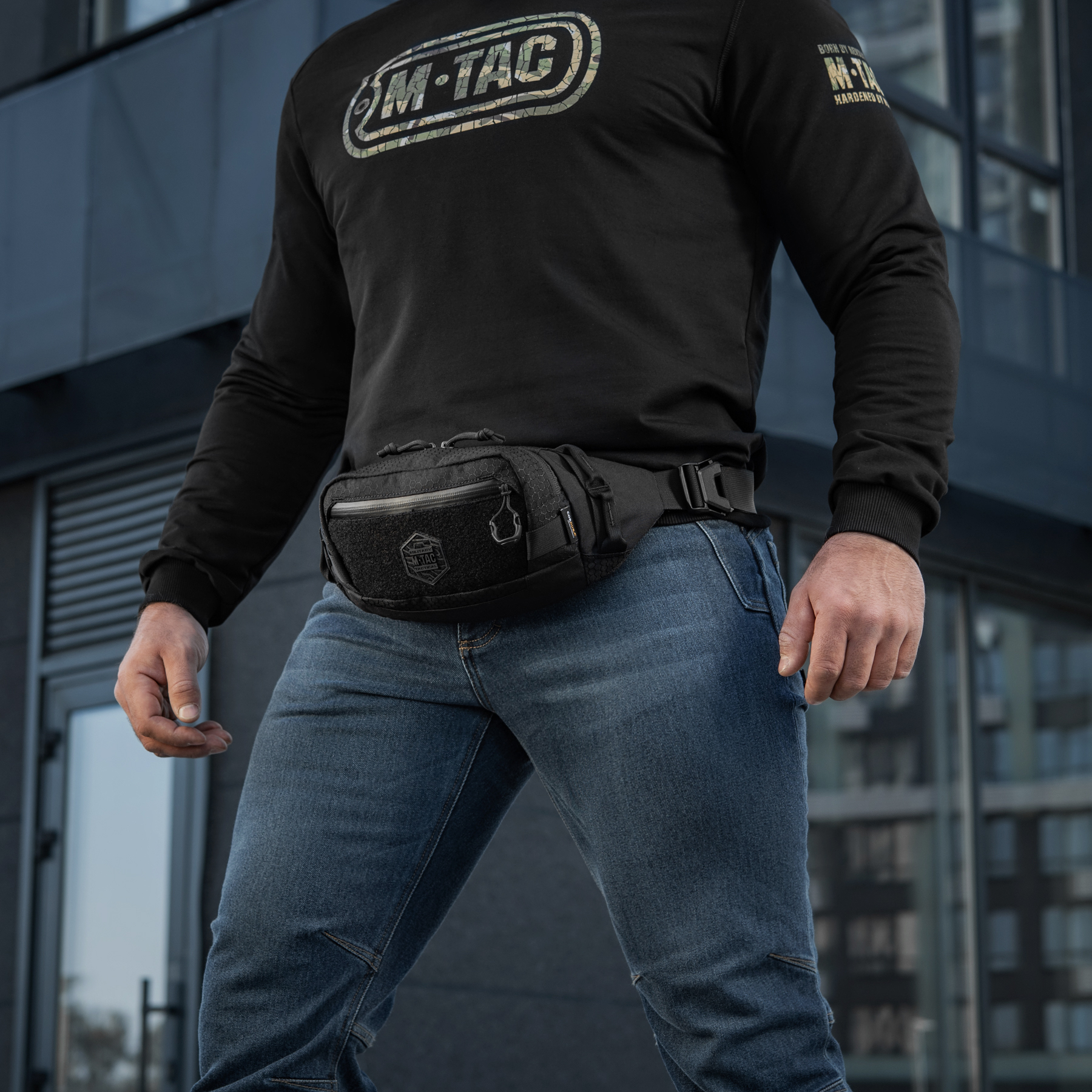 M-Tac сумка Waist Bag Hex Black — 36