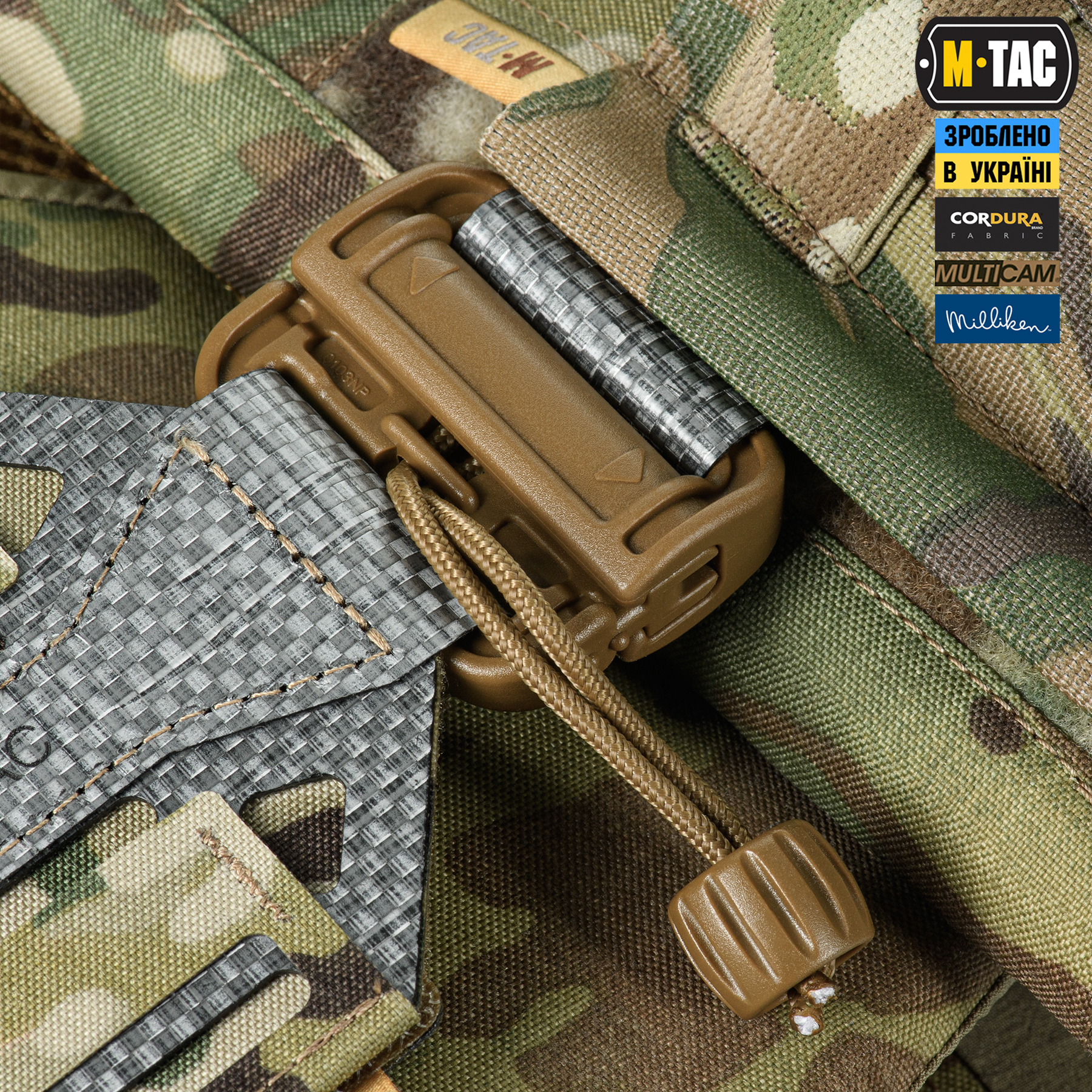 M-Tac плитоноска Cuirass Tiger FAST Elite (розмір плити М) Multicam — 9