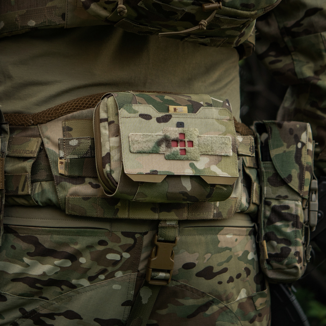 M-Tac подсумок медицинский горизонтальный Large Elite Multicam — 12